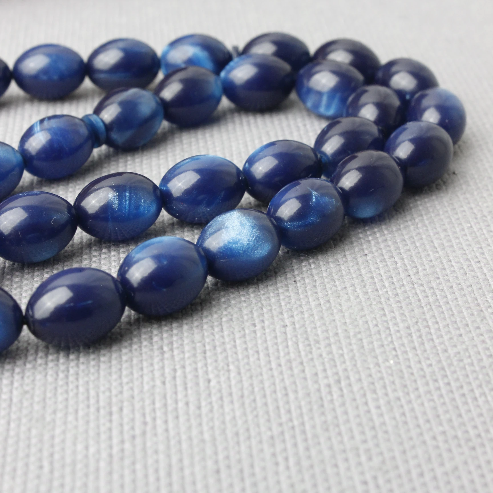 Özel Kutusunda Ham Maddesiyle Tacir Usta İmzalı Sedefli Sıkma Kehribar Tespih