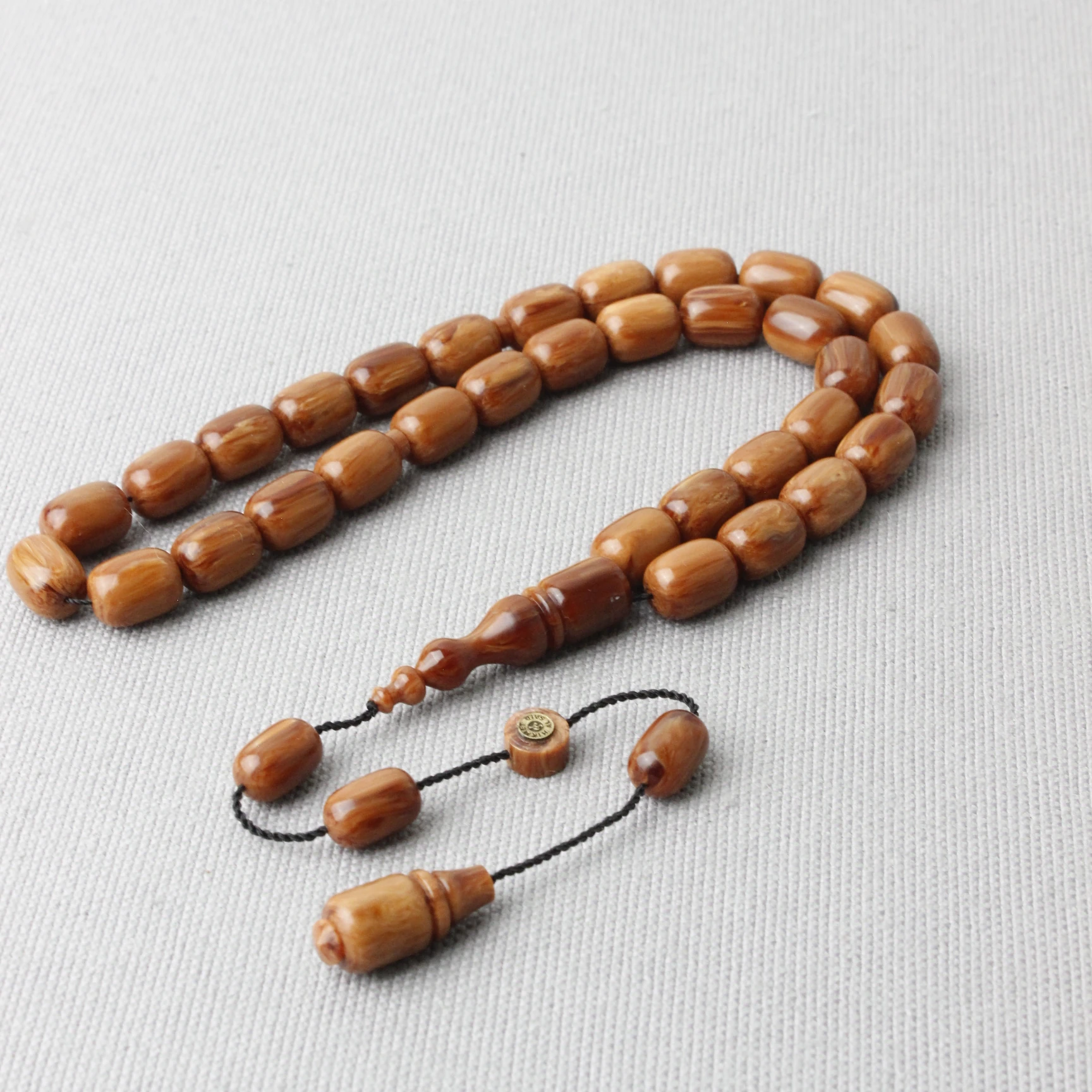 Usta İmzalı Yoğun Hareli Yeni Çekoslovak Katalin Tespih