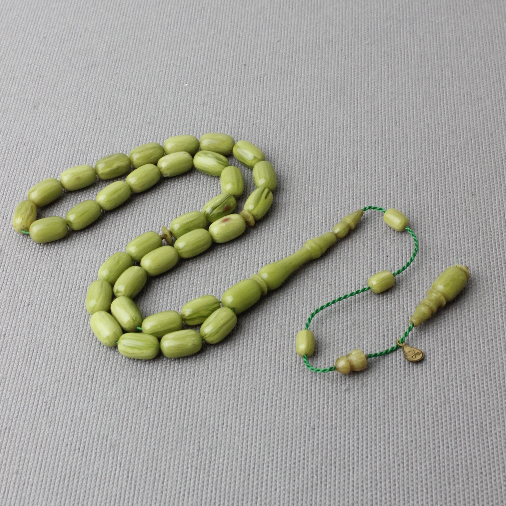 Mustafa Usta İmzalı Yoğun Hareli Katalin Tespih