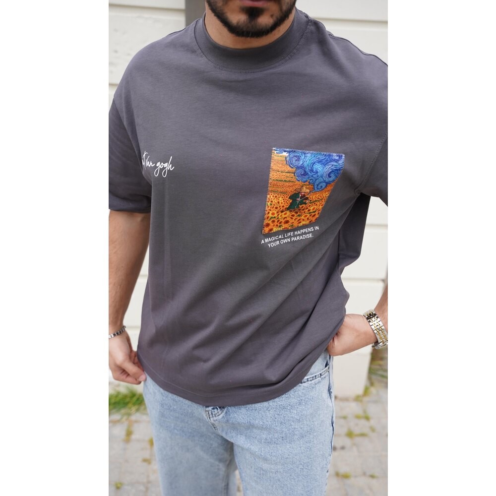 Vincent Van Gogh Oversize Tişört