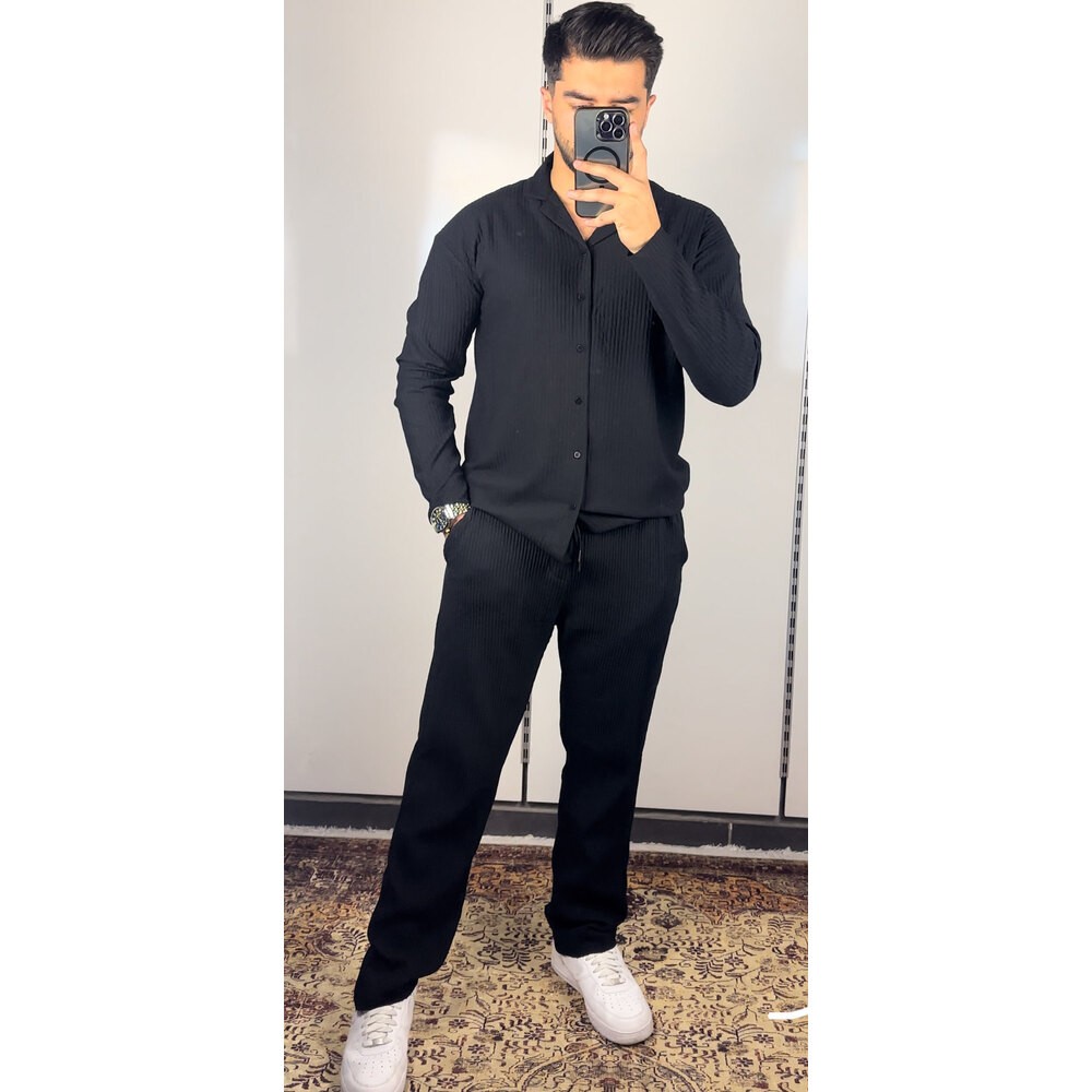 Oversize Gömlek & Baggy Pantolon takım
