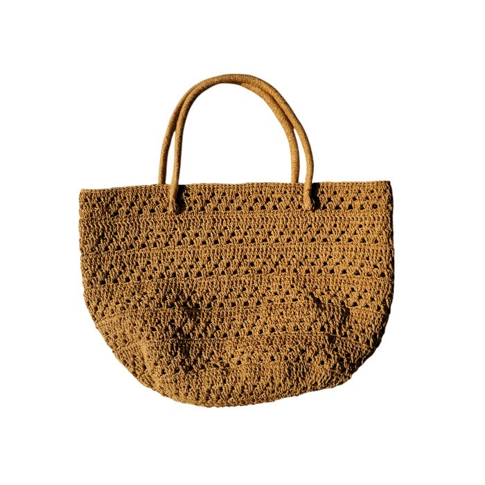 Handgemachte Häkeltasche aus Papiergarn Sommertasche 