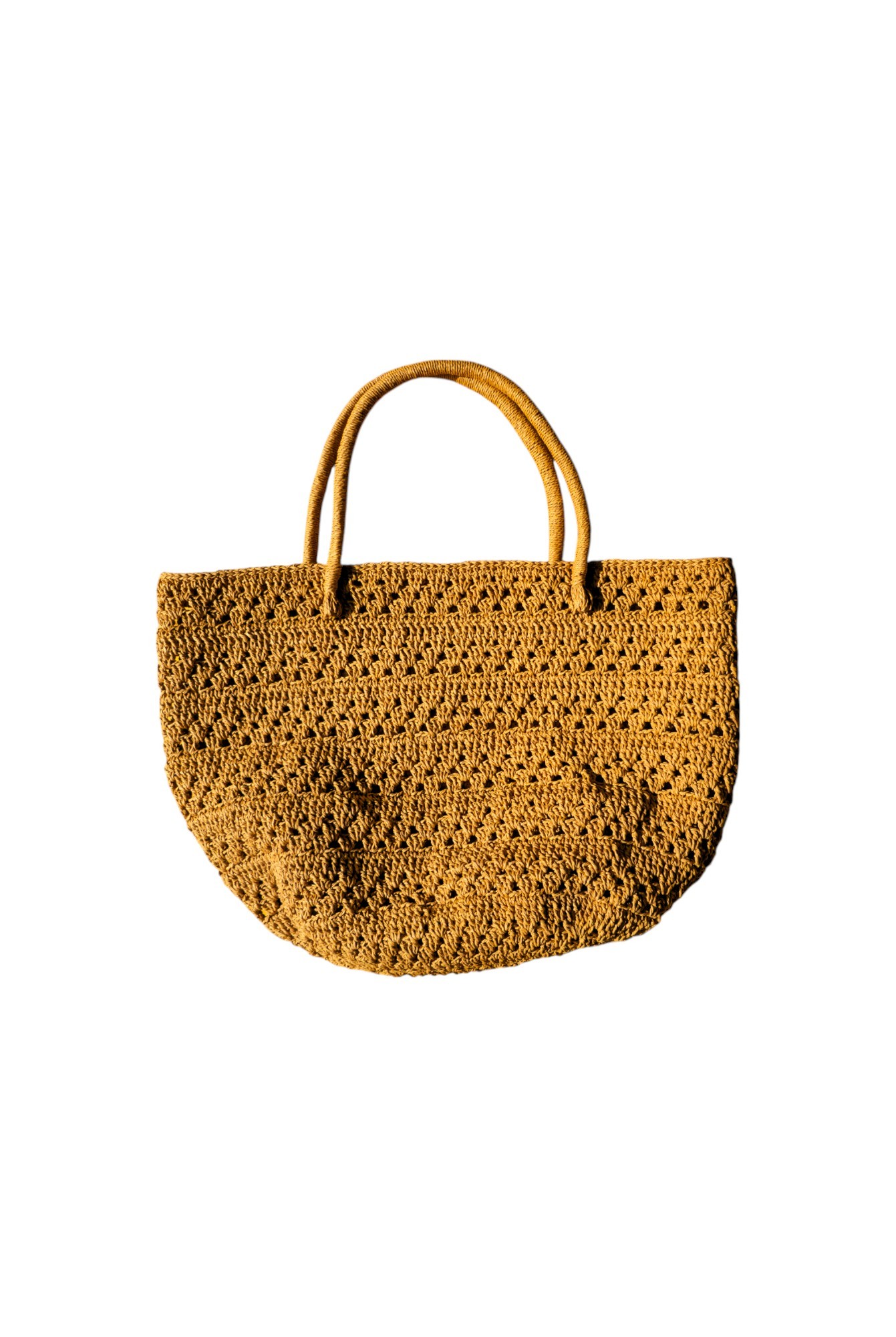 Handgemachte Häkeltasche aus Papiergarn Sommertasche 