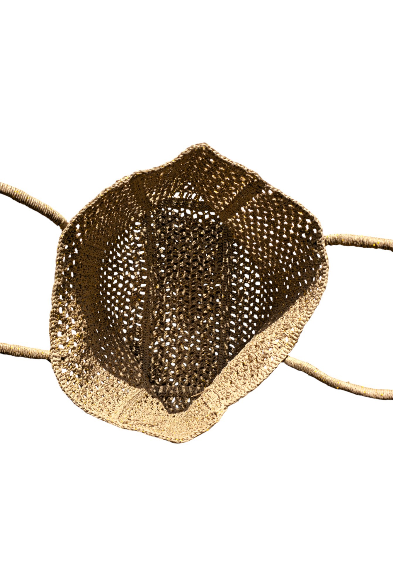 Handgemachte Häkeltasche aus Papiergarn 