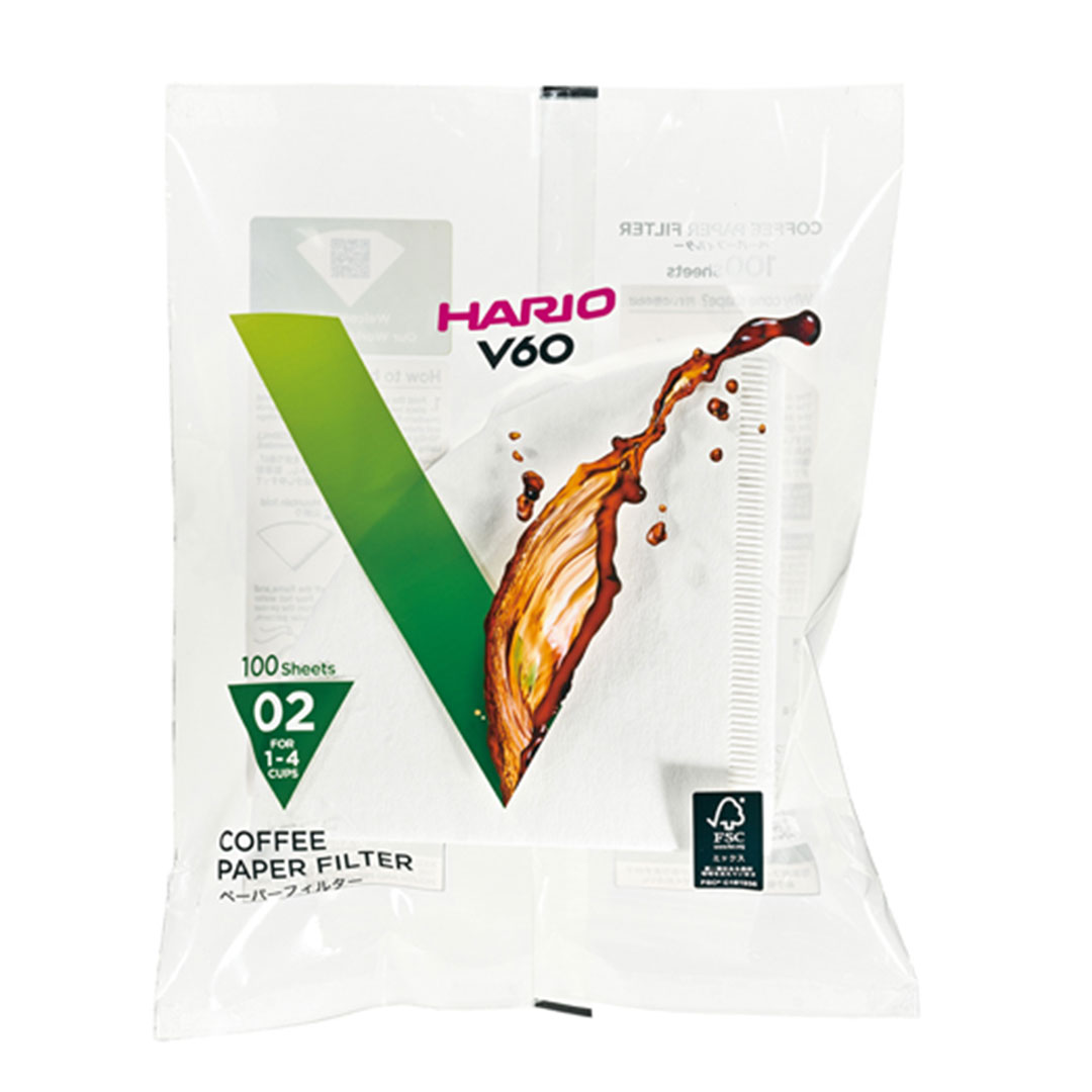 Hario V60 02 Dripper Filtresi (100 adet)