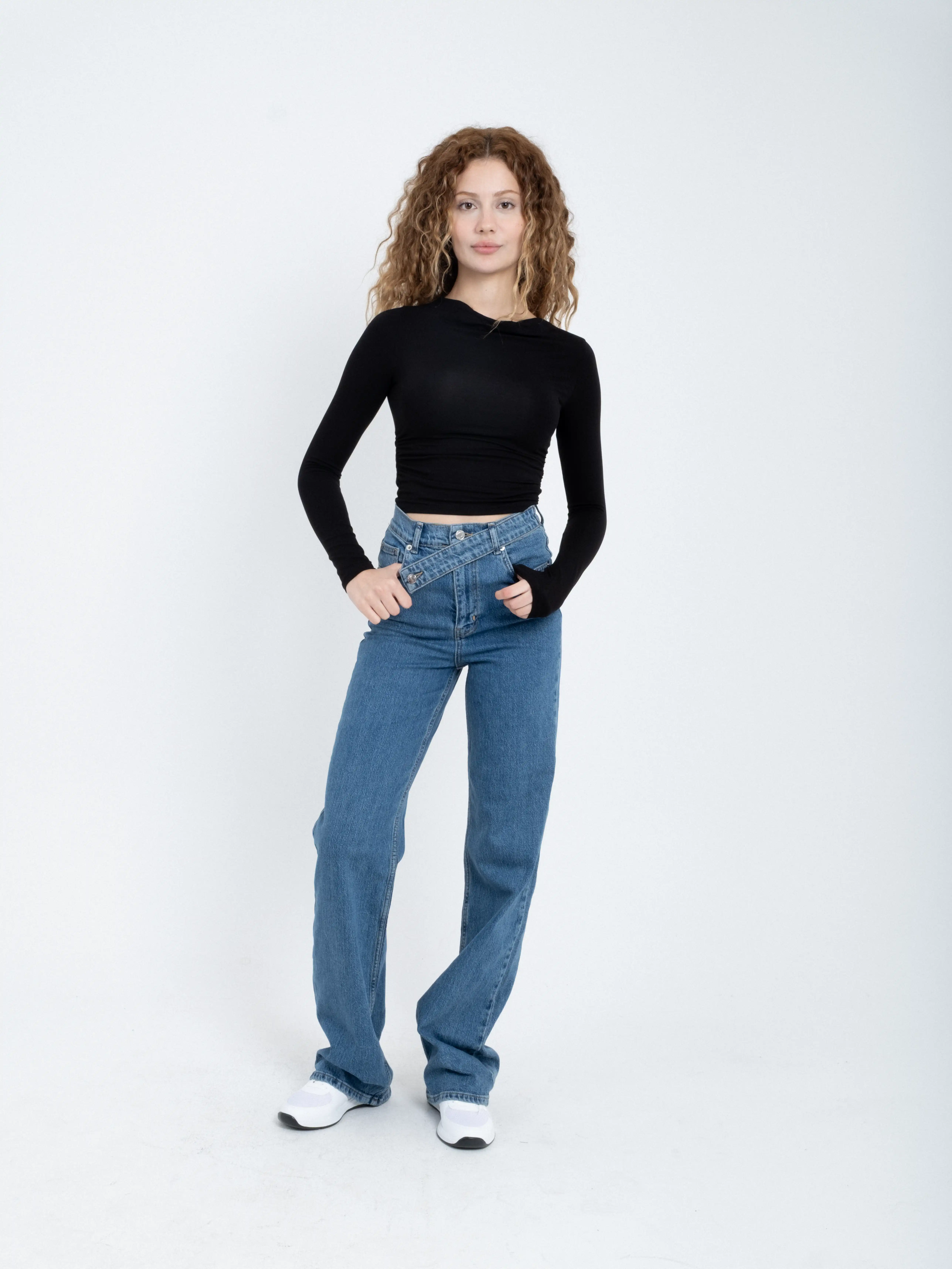 Degaje Yaka Uzun Kollu Body