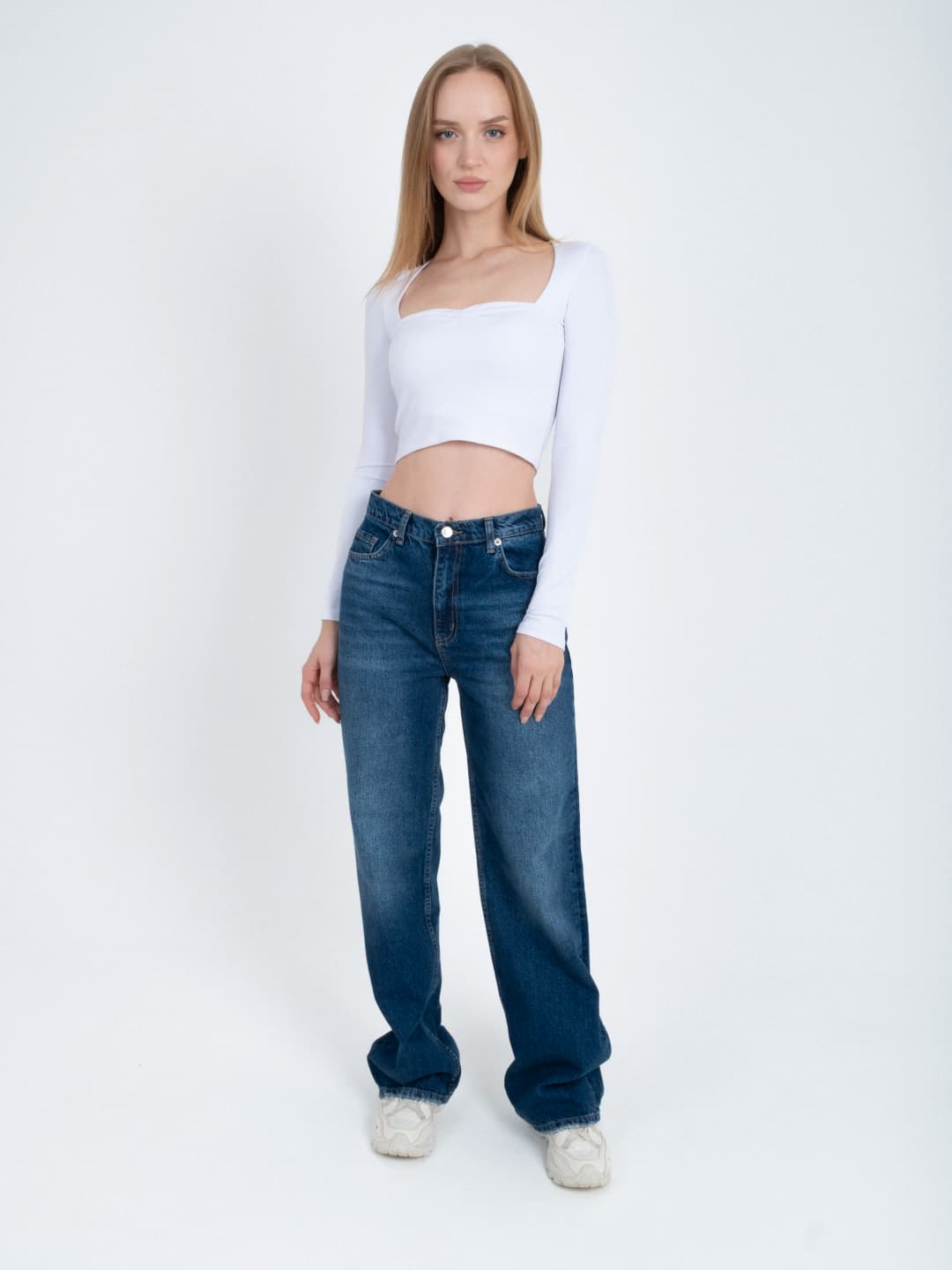 Geniş Paça Wide Leg Jean Pantolon