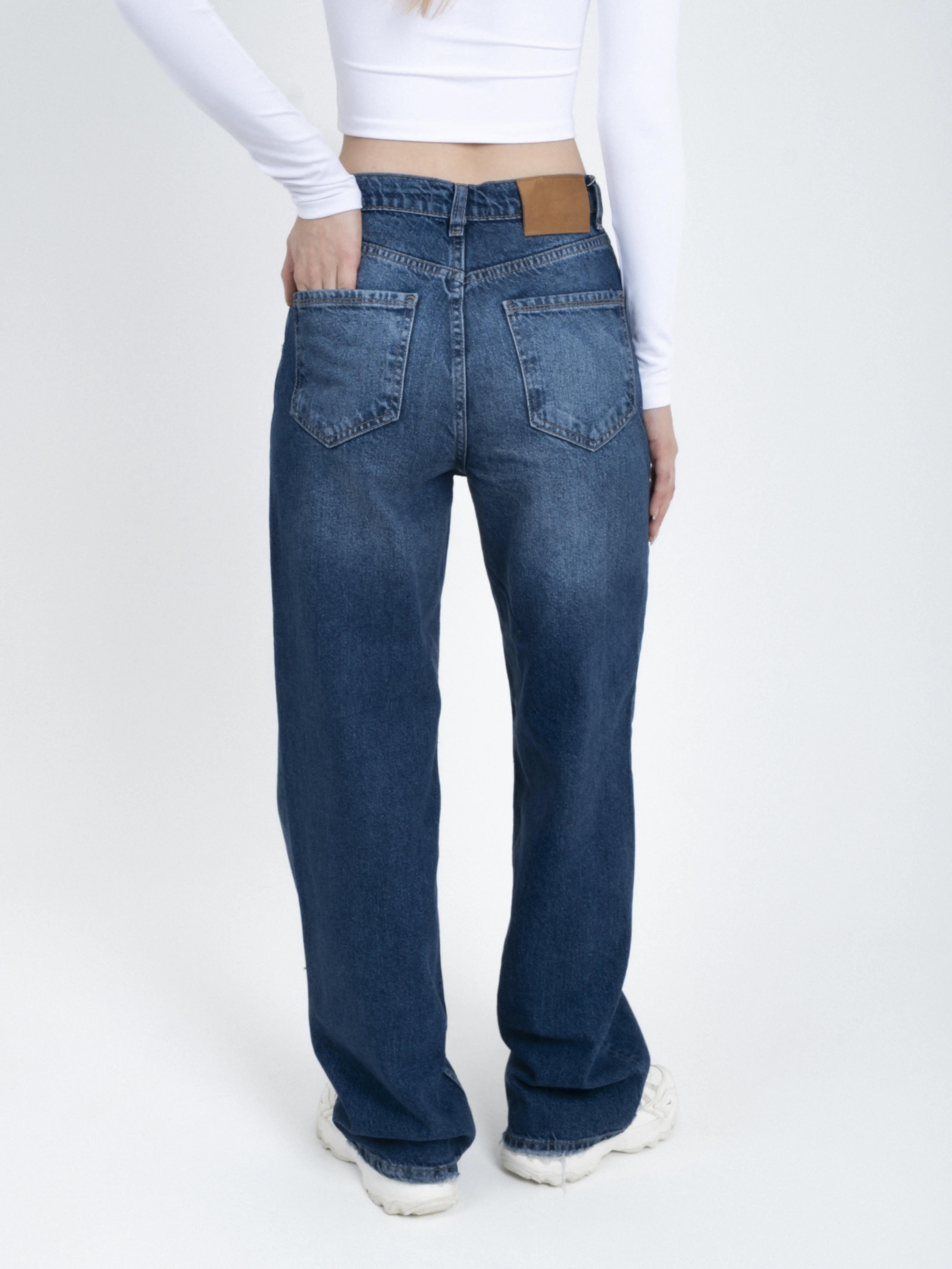 Geniş Paça Wide Leg Jean Pantolon