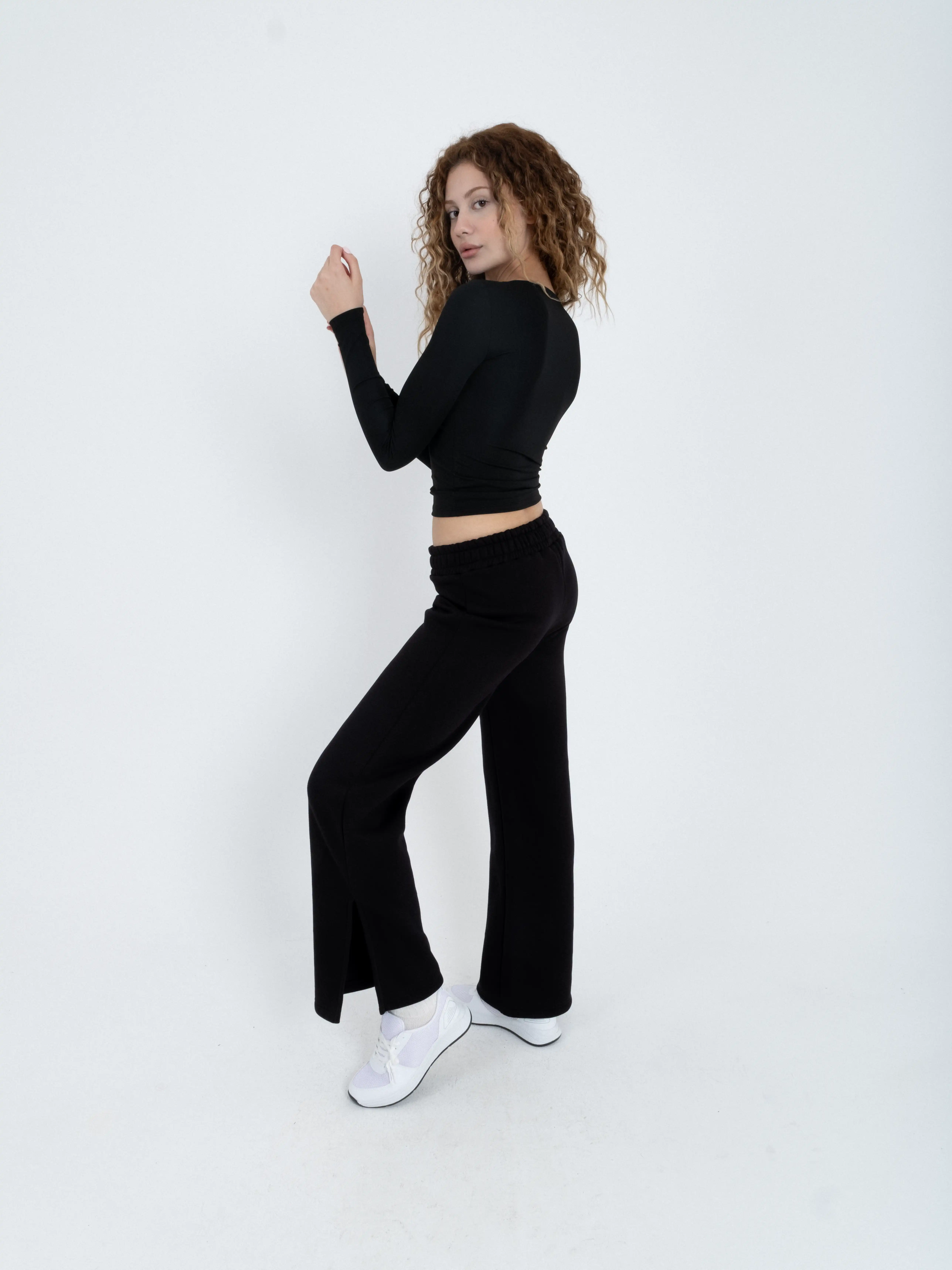 Kruvaze Yaka Uzun Kollu Body