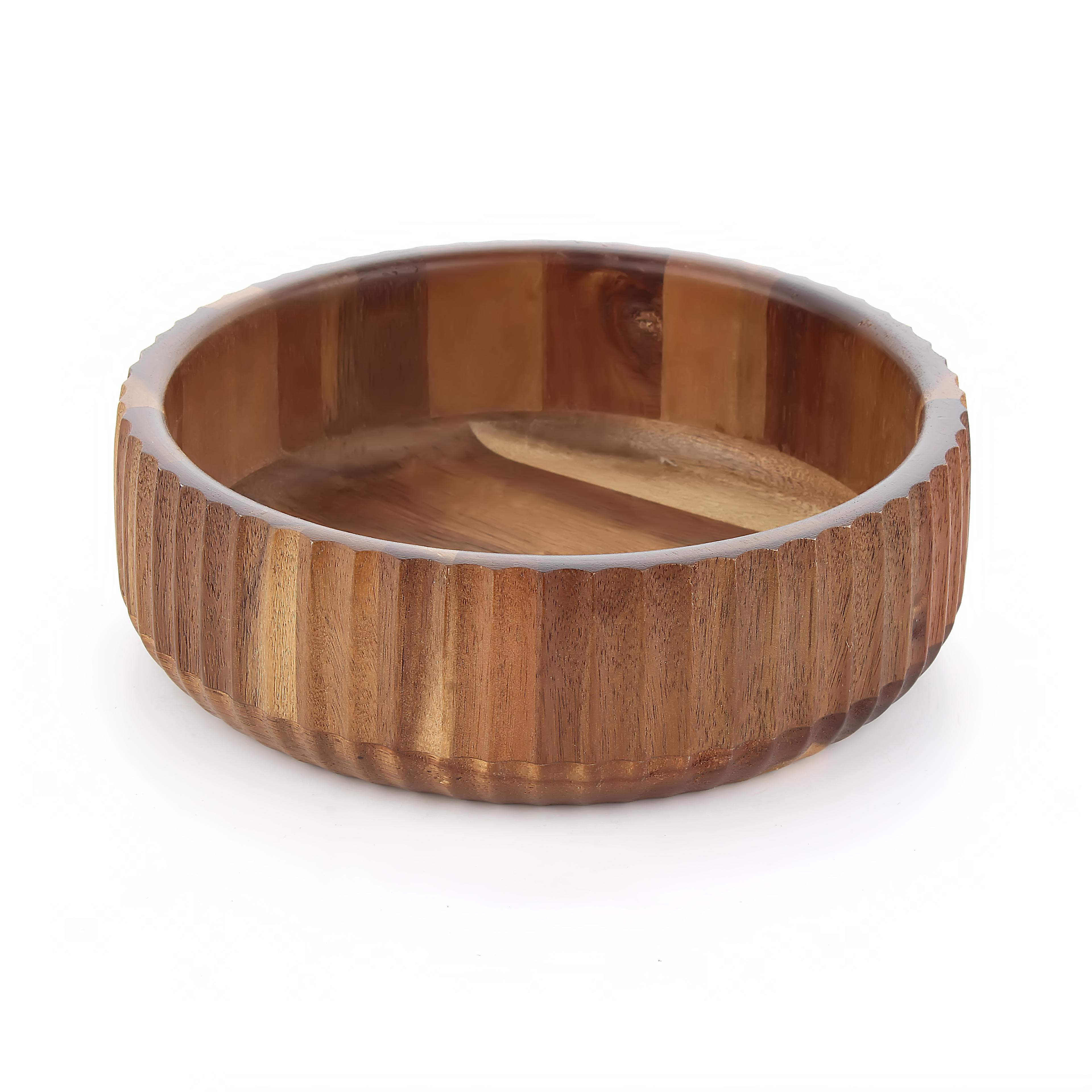 Akasya Naturel Curve Kase - 22 cm
