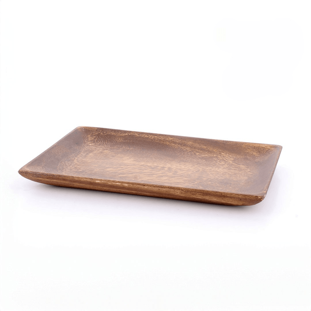 Akasya Naturel Dikdörtgen Sunum Tabağı 30x30 cm