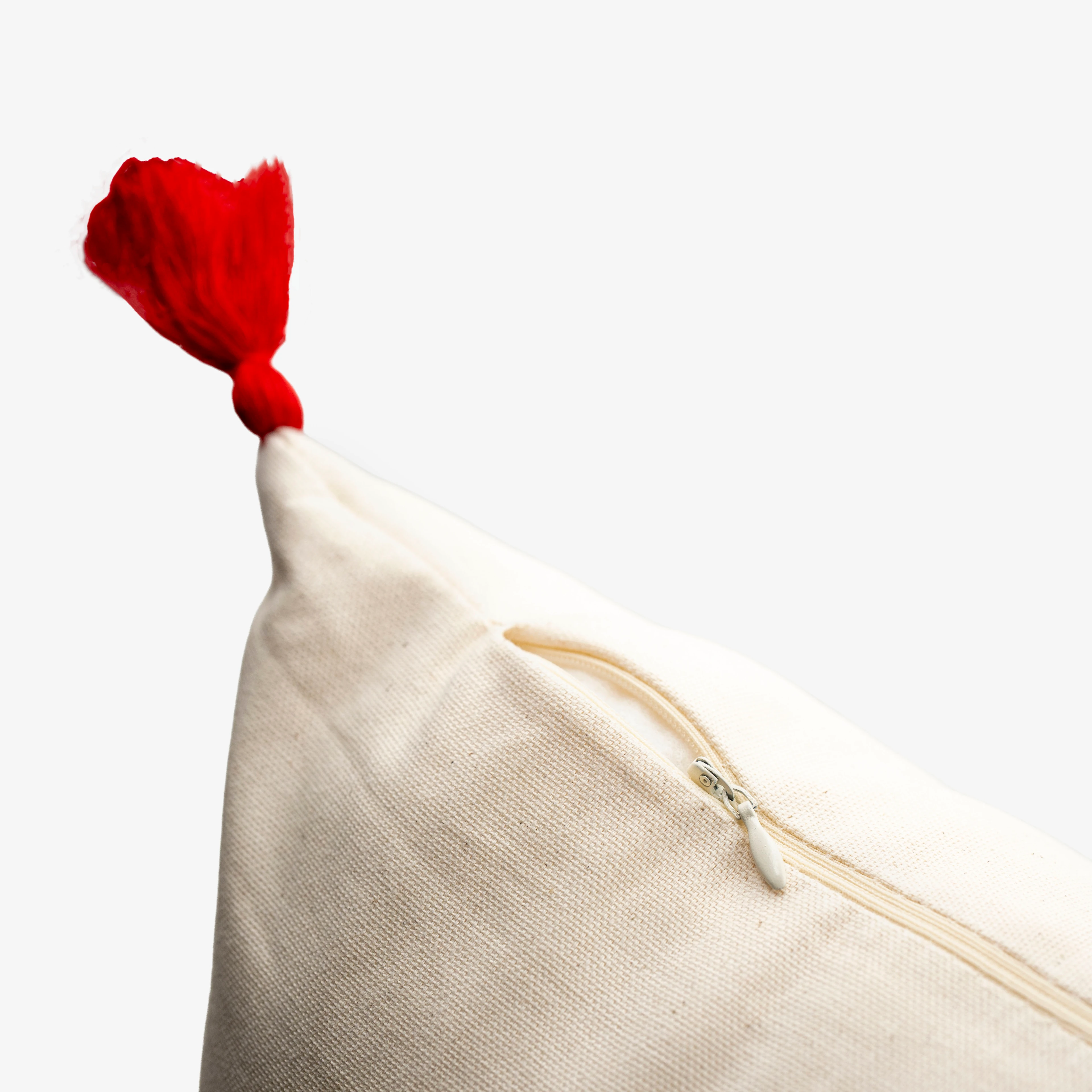 Punch Nakışlı Ho Ho Ho Yazılı Kırlent Kılıfı (İç Dolgusuz) 42x42