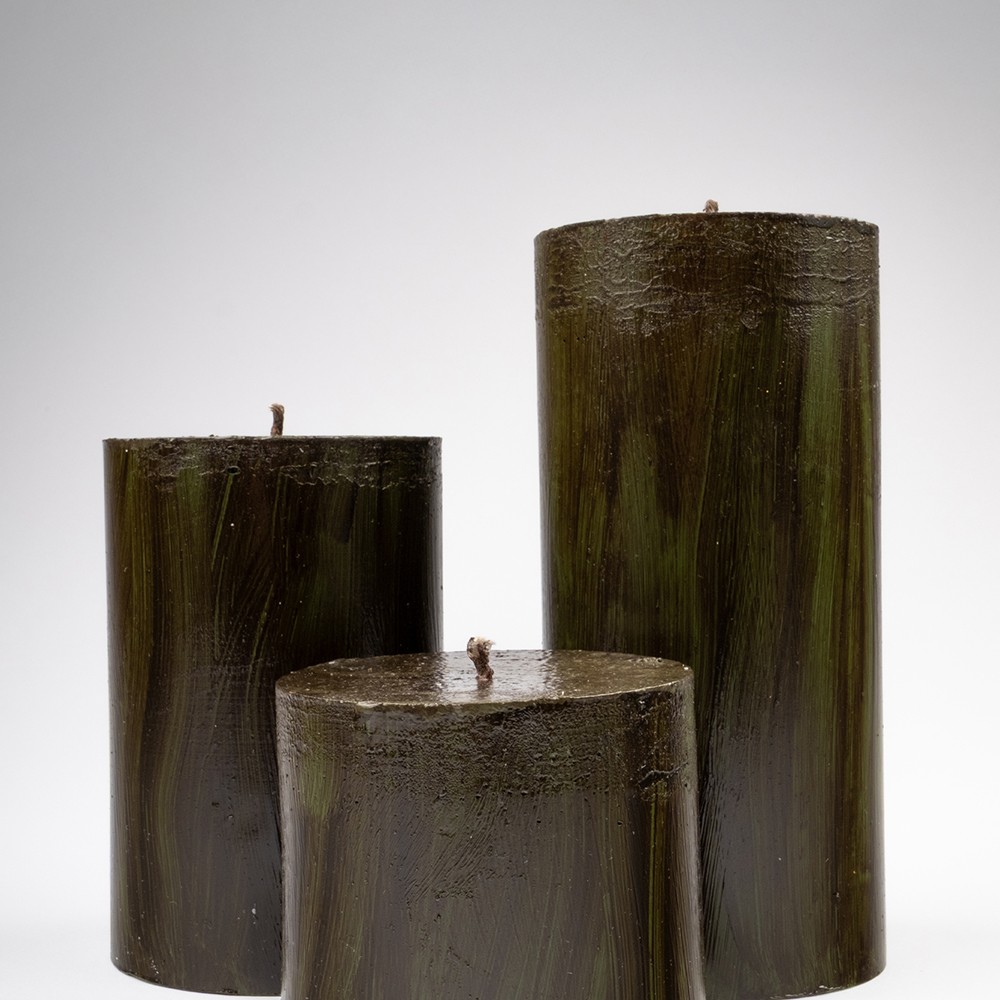 GlowStone 3-Piece Pillar Candle Set