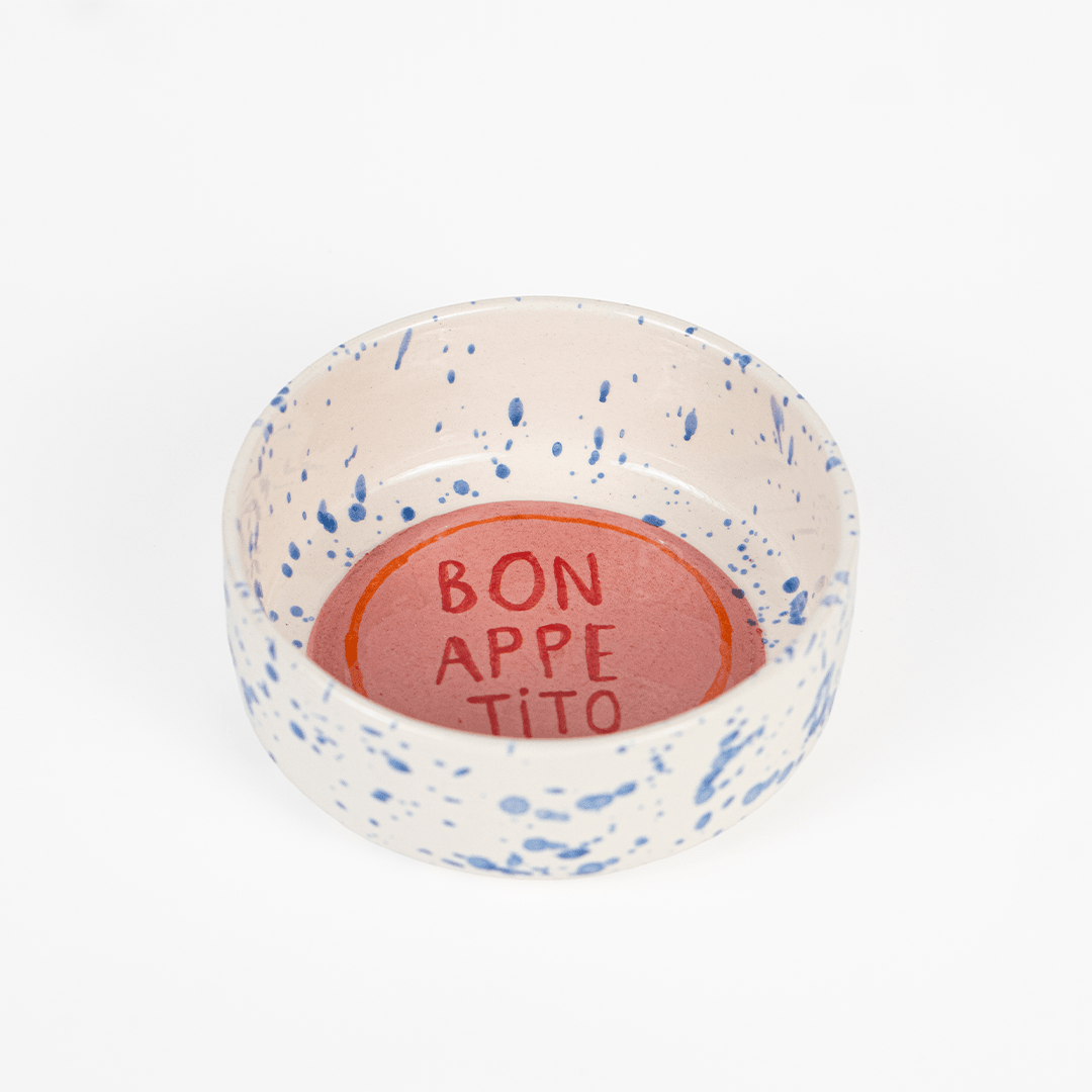 Bon Appe Tito Mavi Noktalı