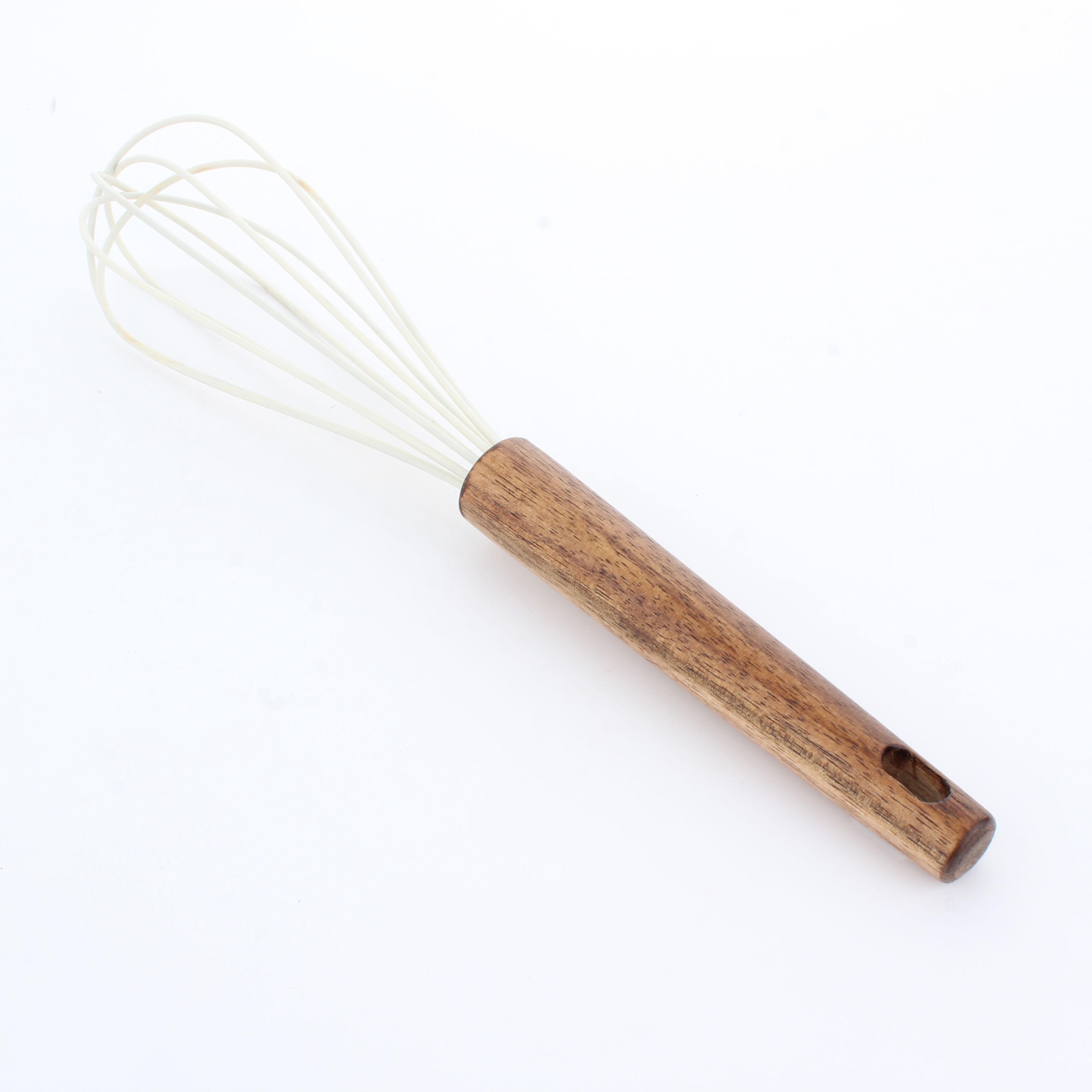 Akasya Naturel Saplı Silikon Çırpıcı