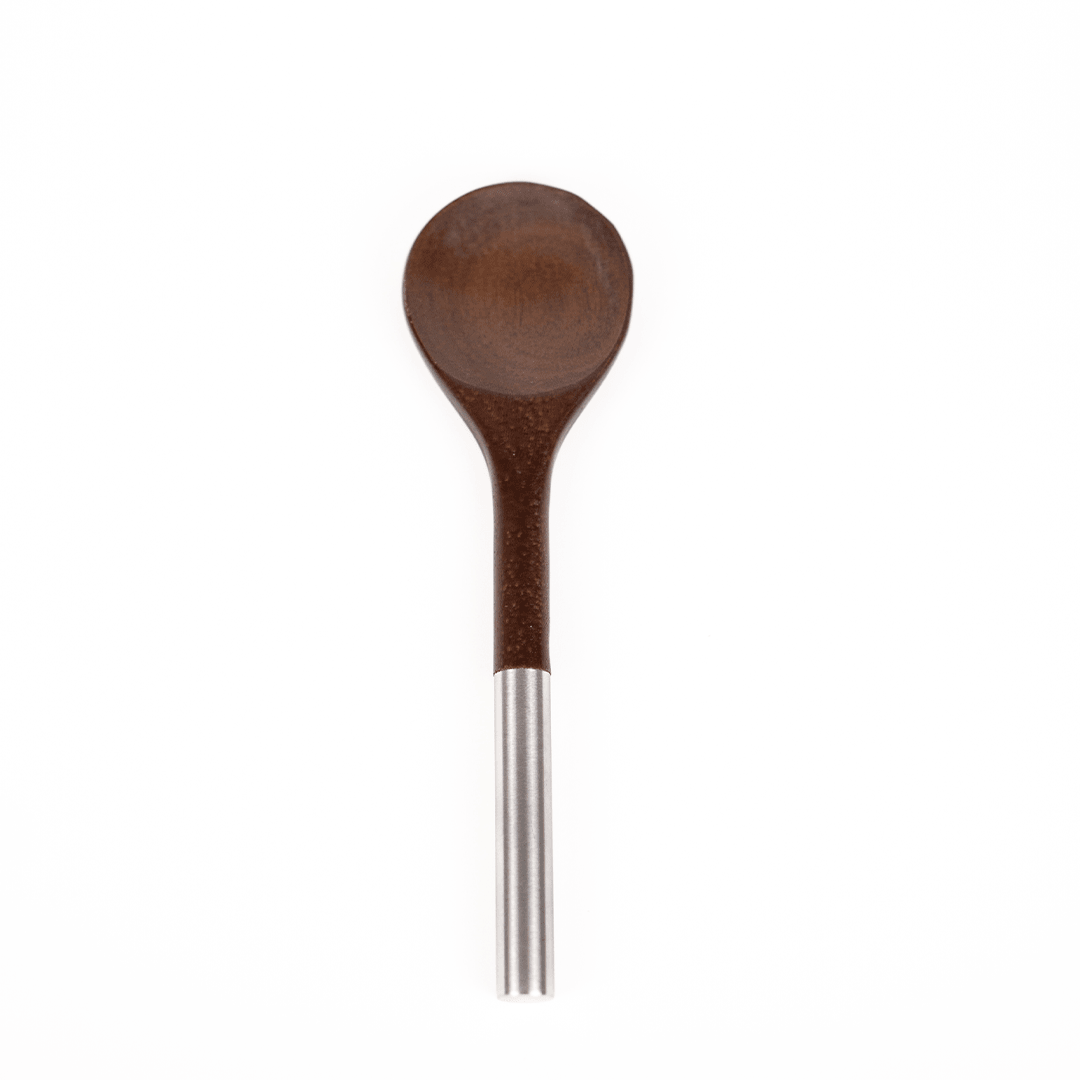 Akasya Naturel Metal Saplı Kaşık