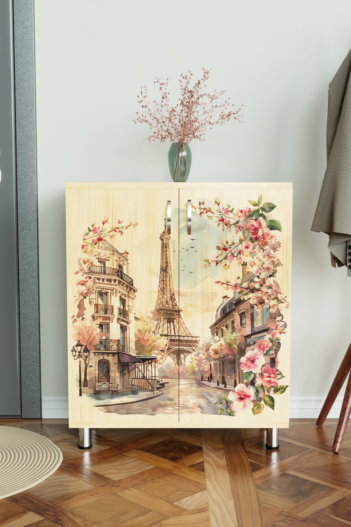 Masterpice Of Paris 4 Raflı Ayakkabılık Antre Hol Çok Amaçlı Ayakkabı Dolabı