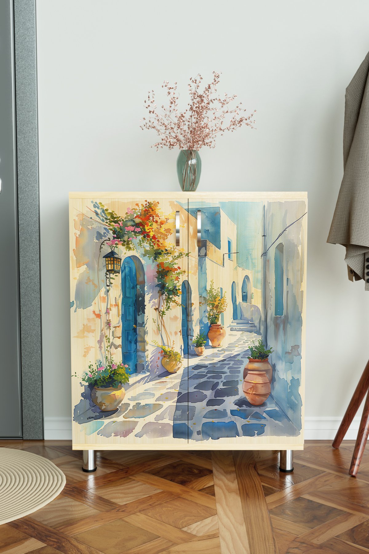 Blue Design  4 Raflı Ayakkabılık Antre Hol Çok Amaçlı Ayakkabı Dolabı