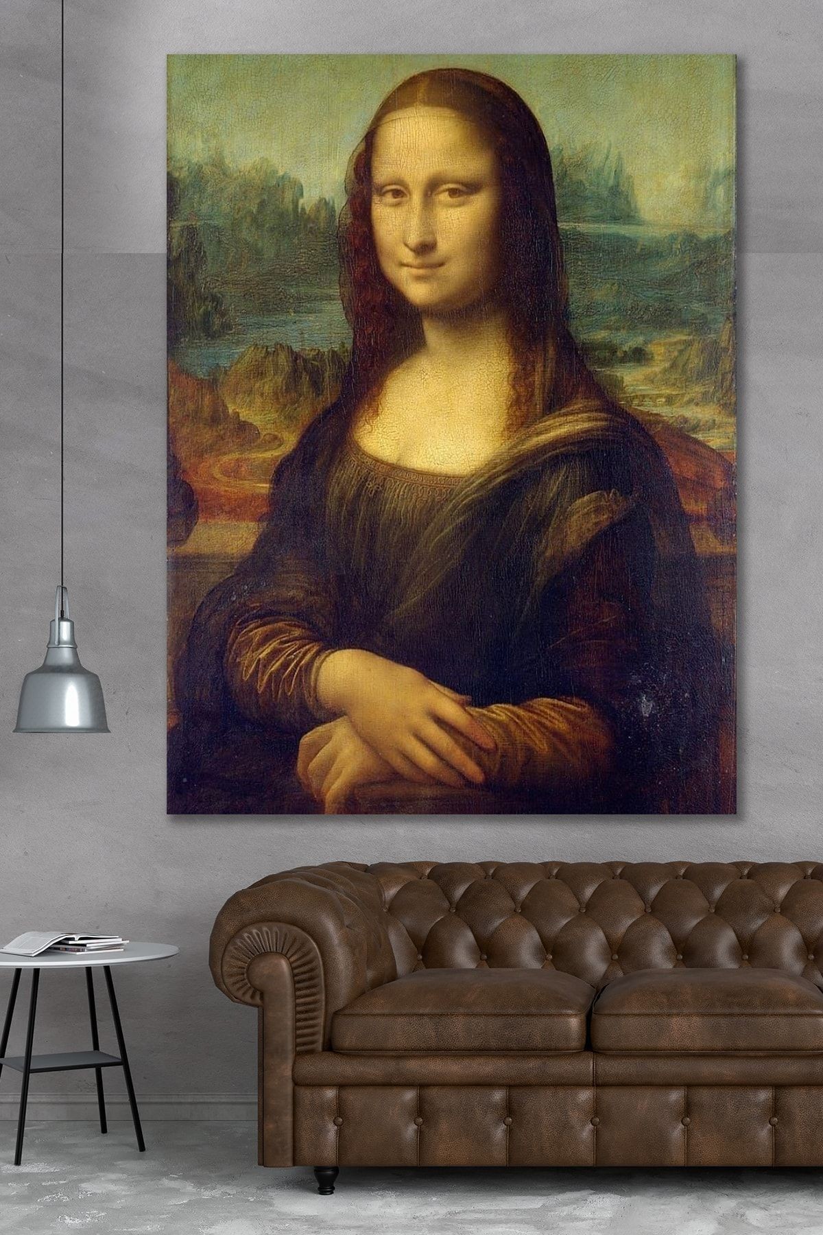 Mona Lisa Duvar Kanvas Tablo