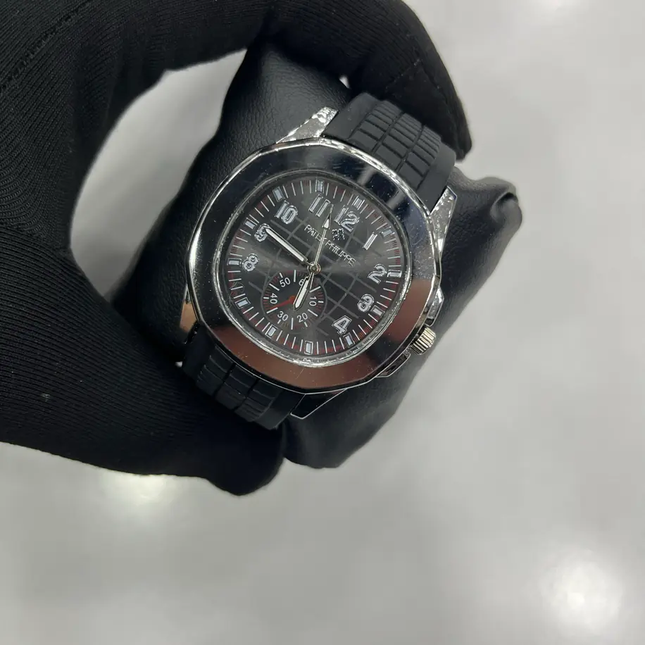 Aquanaut Sport Edition - Siyah Silikon Kordon Özel Seri Saat + Cüzdan Hediye · 3