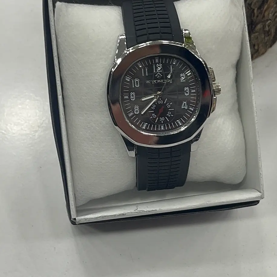 Aquanaut Sport Edition - Siyah Silikon Kordon Özel Seri Saat + Cüzdan Hediye · 4