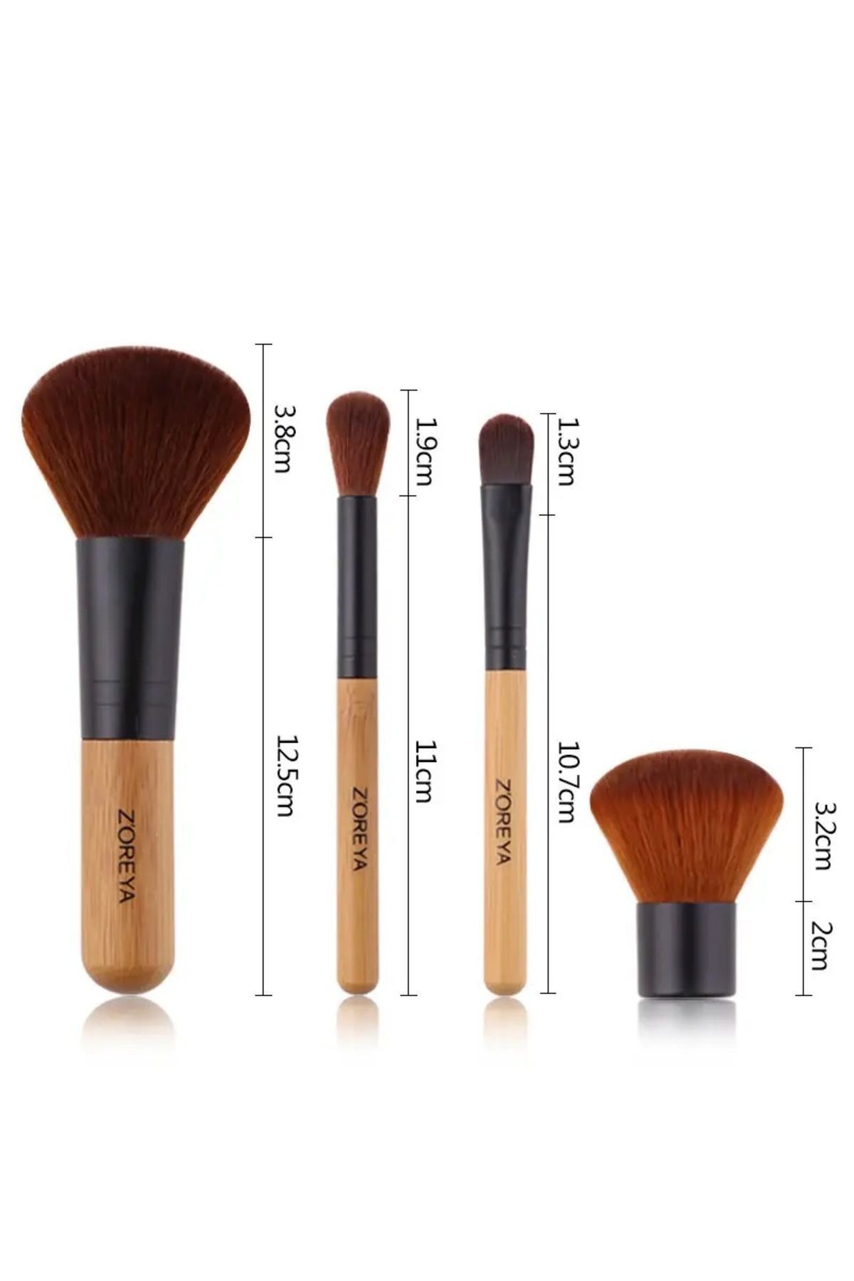 Bambu 4 Parça Mini Sehayat Makyaj Fırça Seti