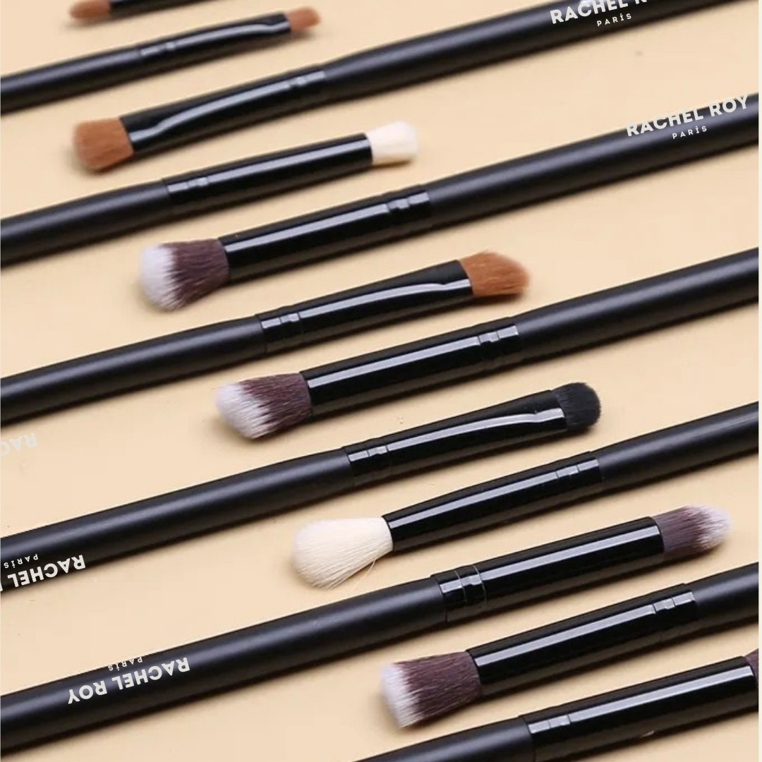 18 Parça Pro Kabuki Makyaj Fırça Seti