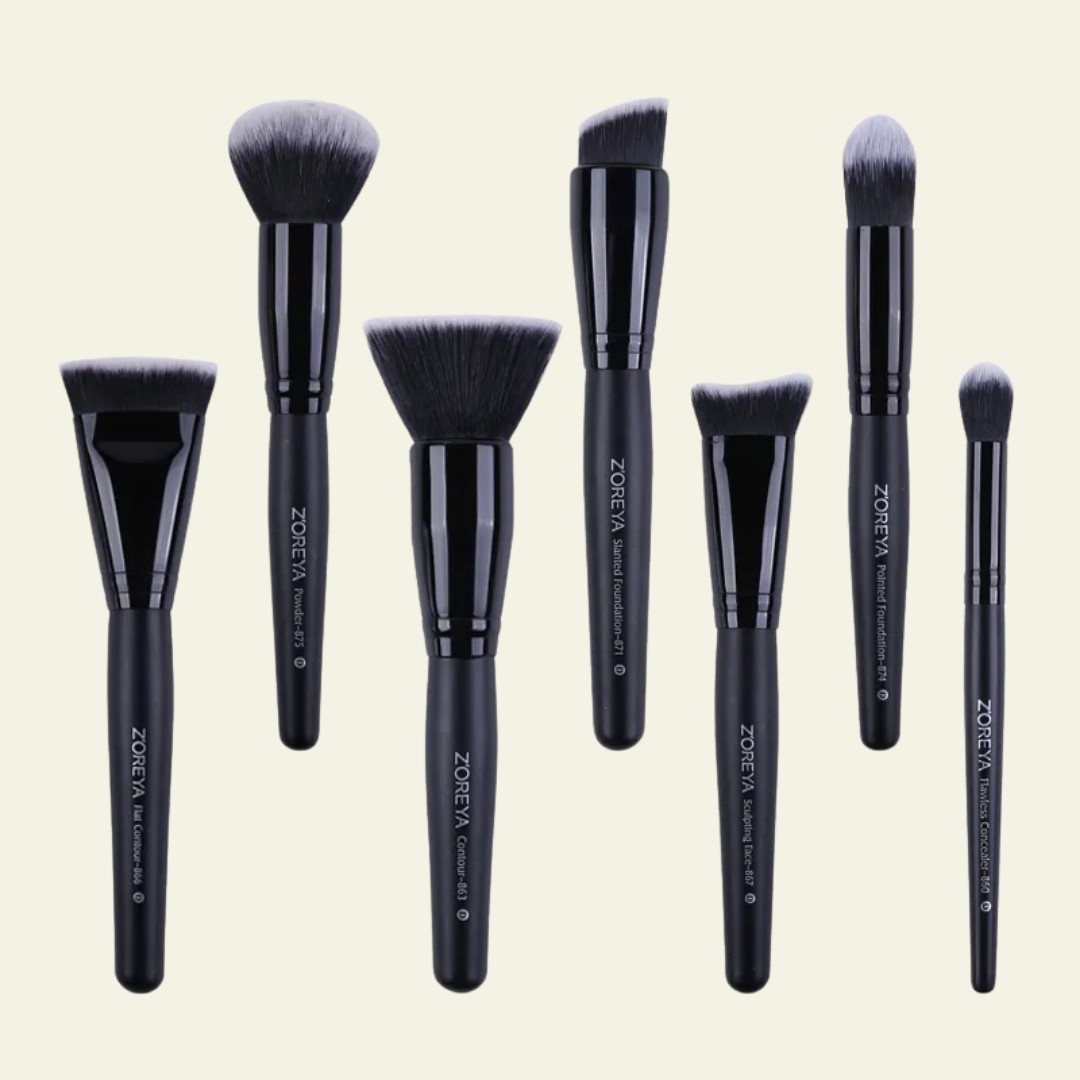 6 Parça Kabuki Açılı Professional Fırça Seti