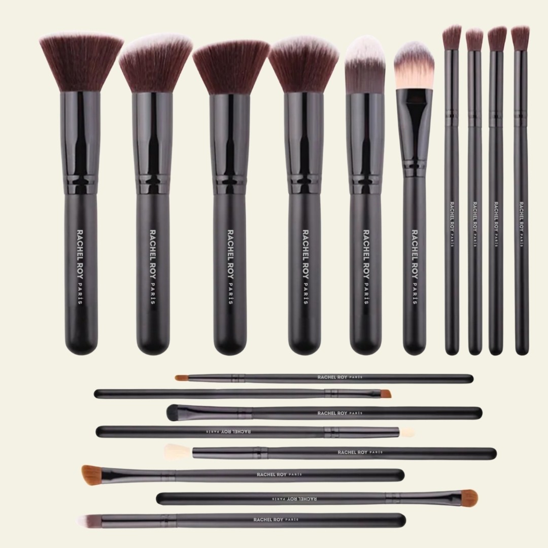 18 Parça Pro Kabuki Makyaj Fırça Seti
