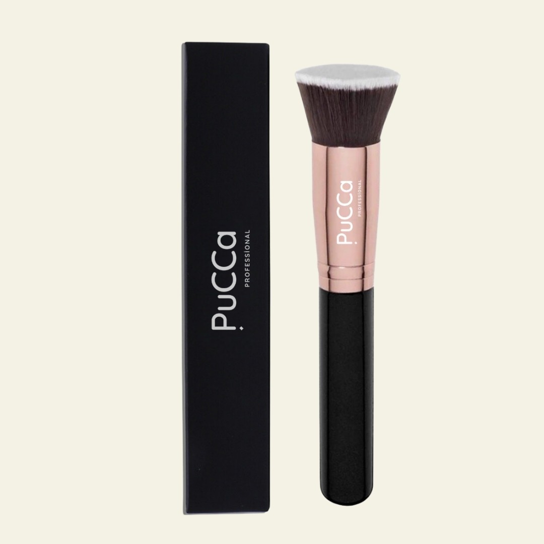 Gold Flat Düz Kabuki Fondöten Fırçası Likit,sıvı, Bb Krem,toz Yüz Fırçası