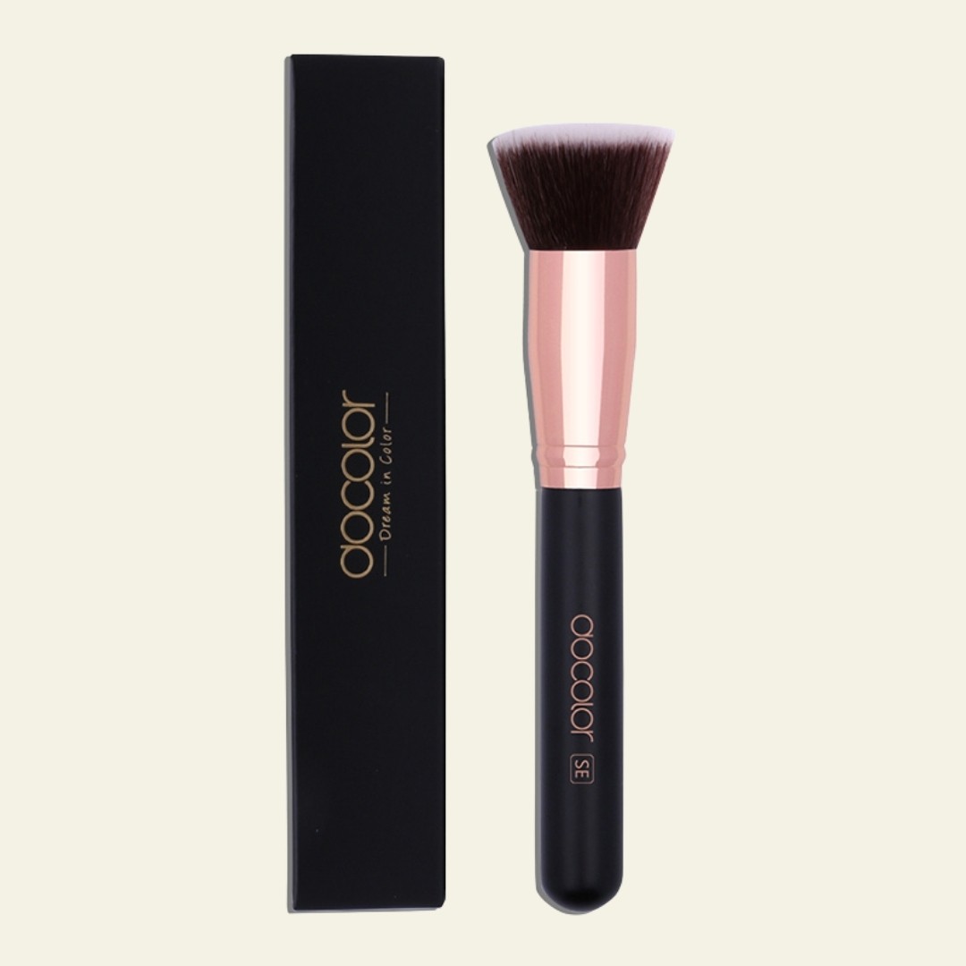 Flat Düz Kabuki Fondöten Fırça Likit,sıvı, Bb Krem,toz Yüz Fırçası