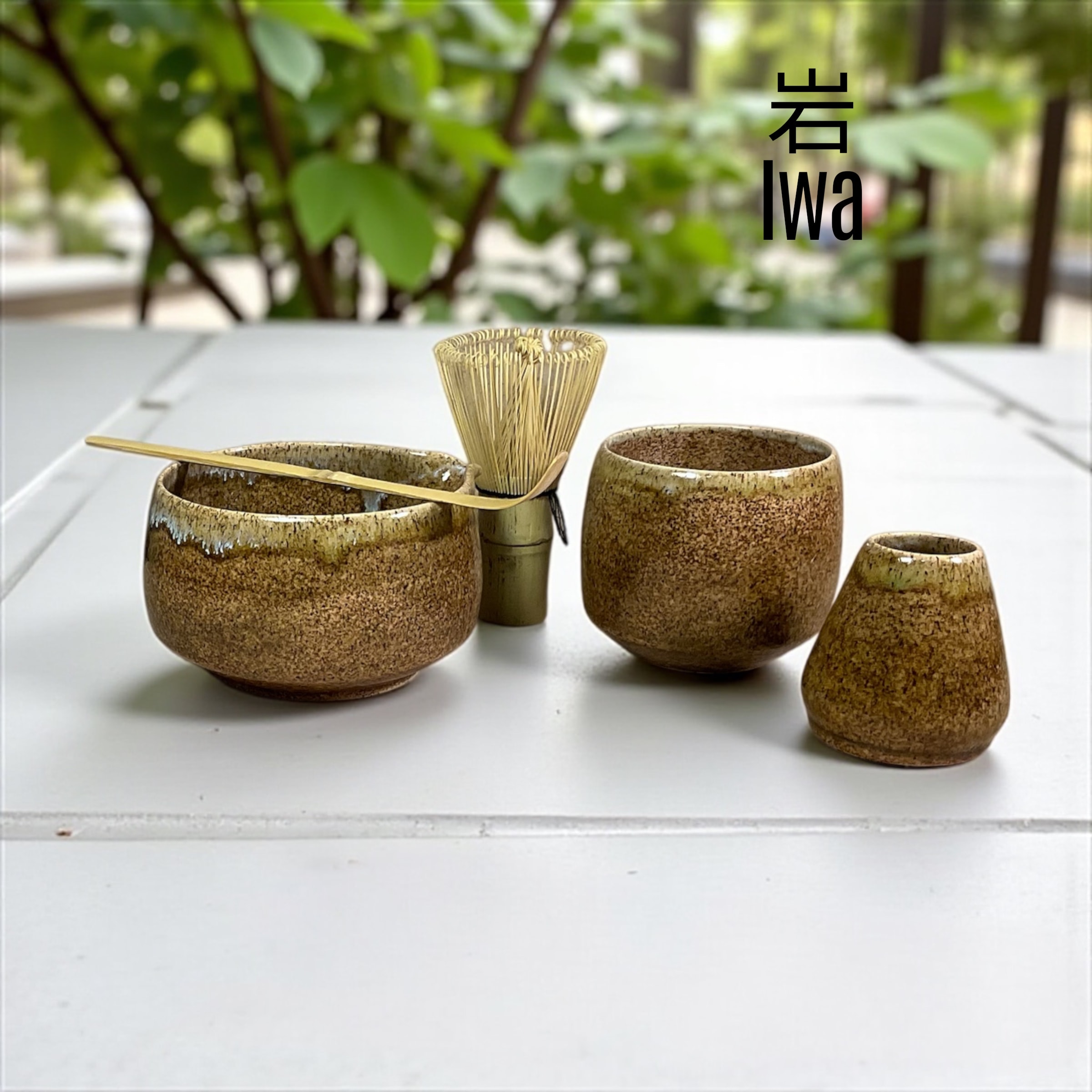 Iwa – El Yapımı Matcha Seremonisi Seti (3 Parça)