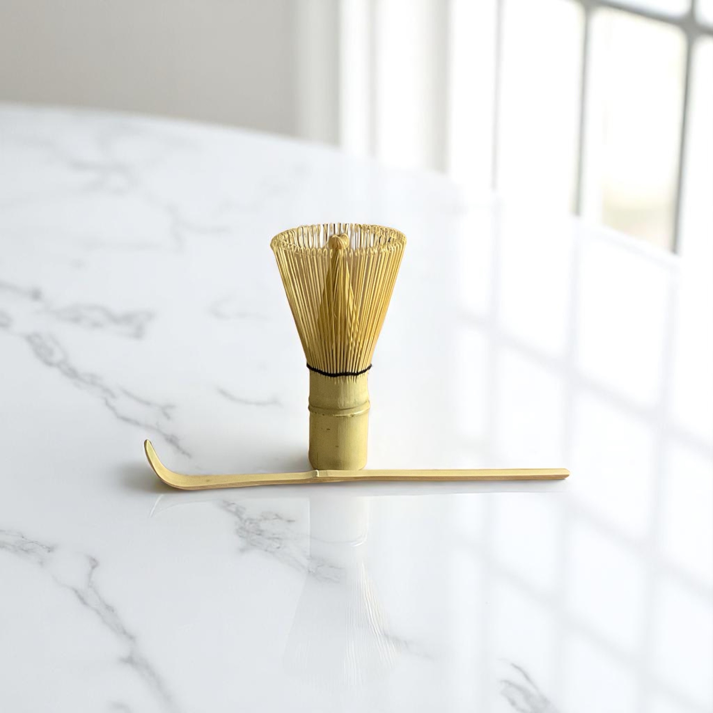 Chasen & Chashaku – Matcha Seremonisi Bambu Whisk & Kaşık Seti