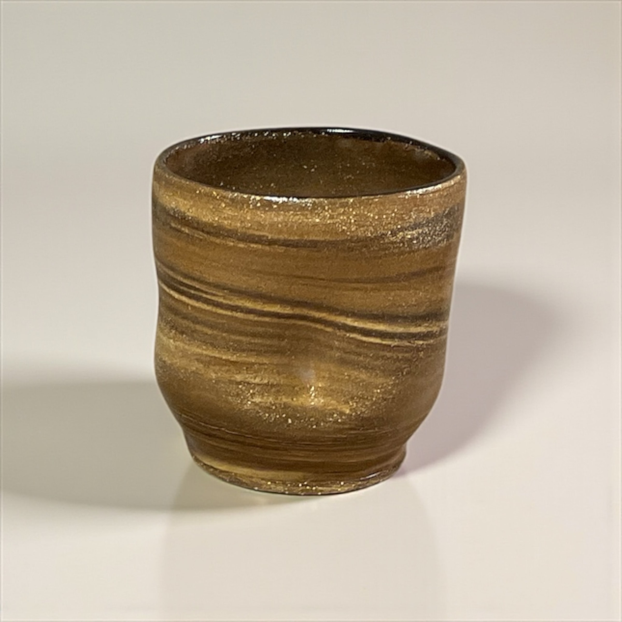 Mokuzō – El Yapımı Seramik Matcha Kasesi Chawan & Yunomi  (2 Parça)