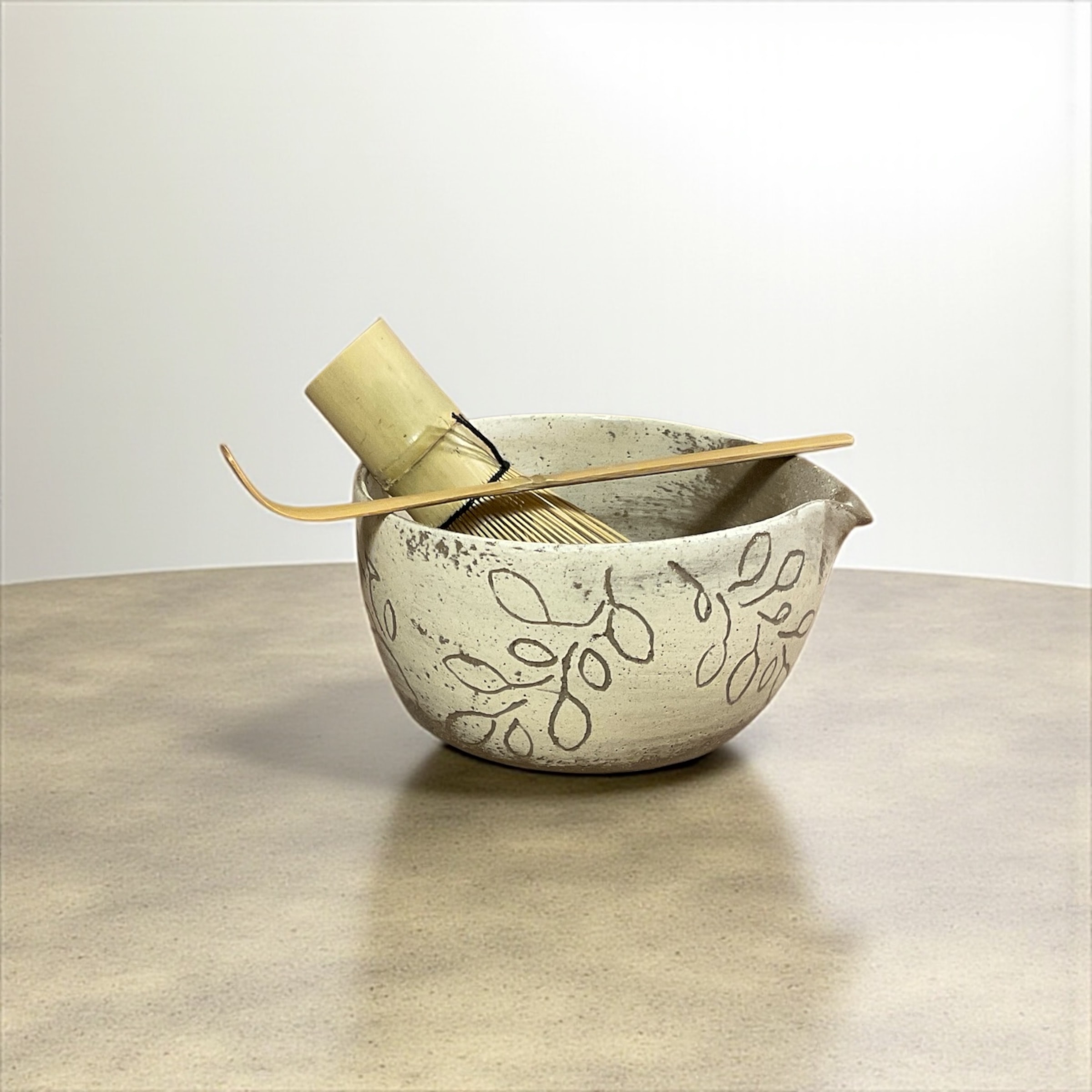 Hazumi – El Yapımı Seramik Matcha Kasesi (Chawan)