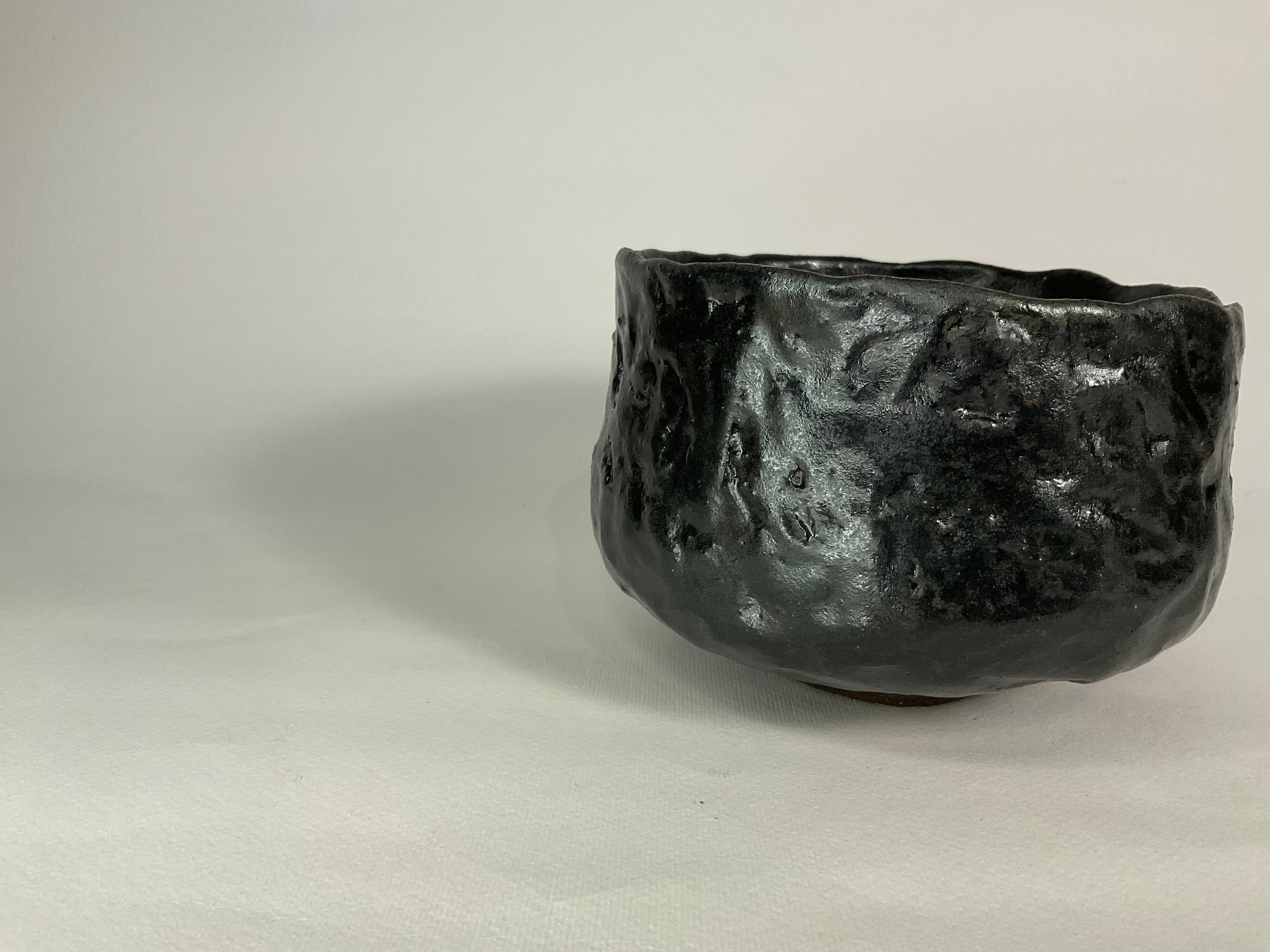 Kurokage – Siyah Gölge I. El Yapımı Matcha Kasesi (Chawan)