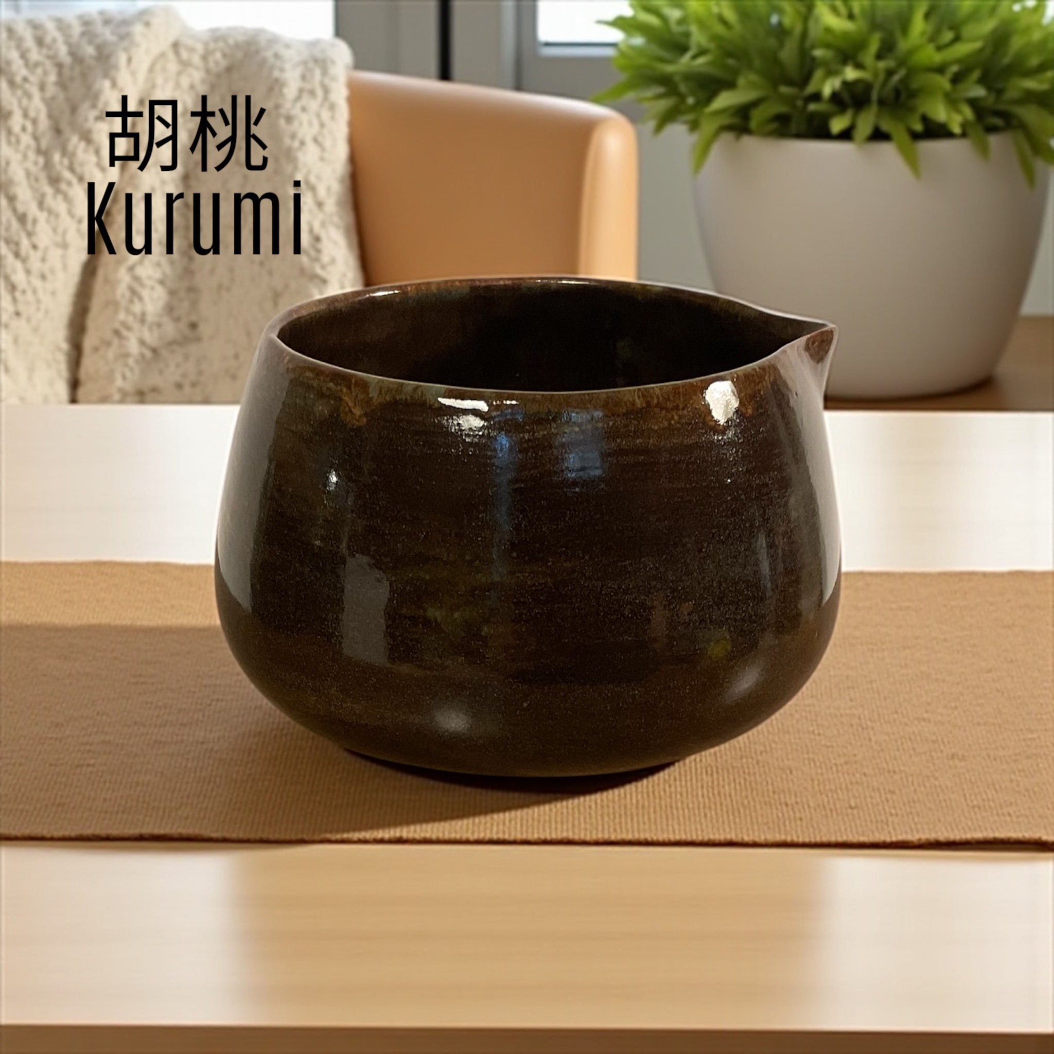 Kurumi – El Yapımı Matcha Kasesi (Chawan)