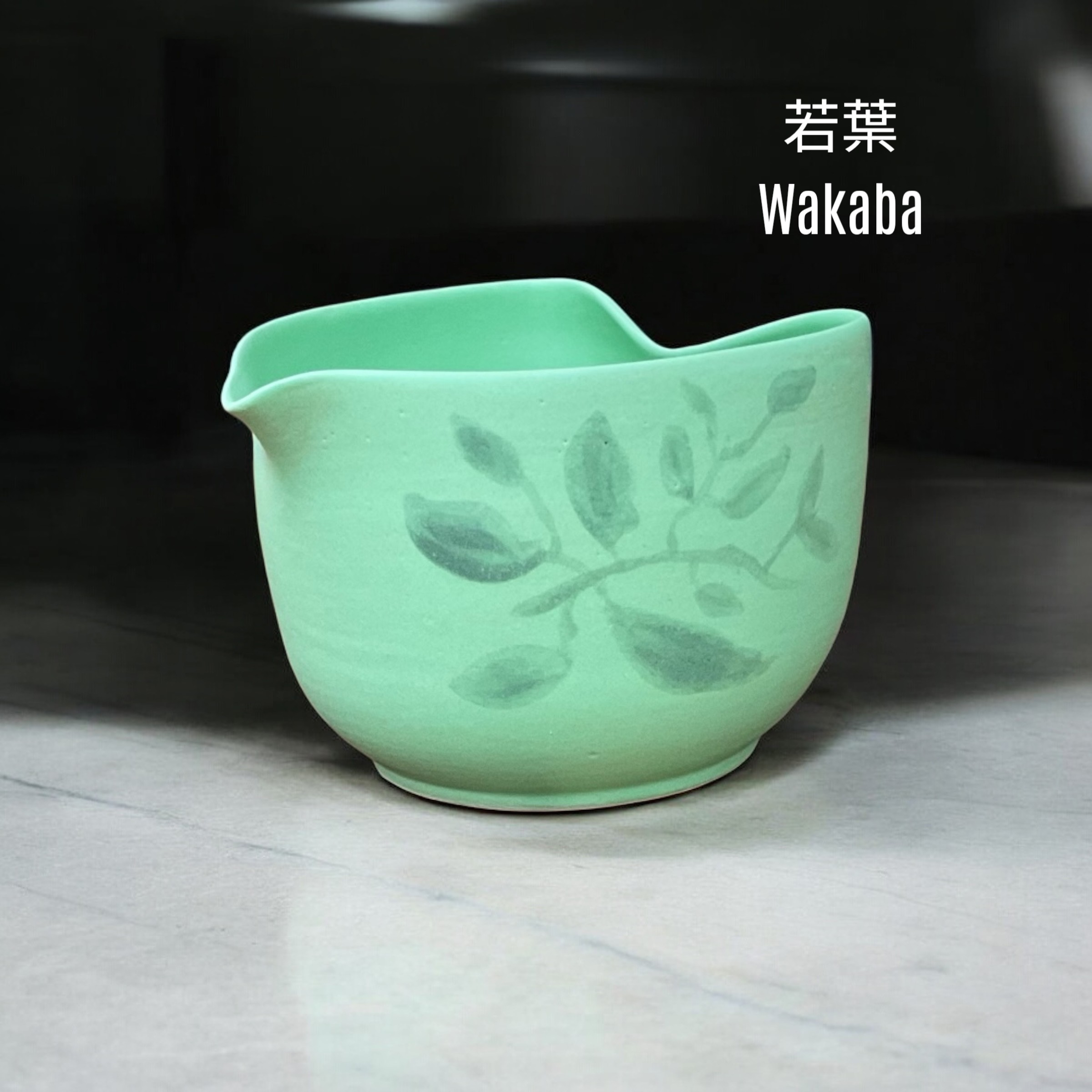 Wakaba – Taze Yaprak | El Yapımı Matcha Kasesi (Chawan)