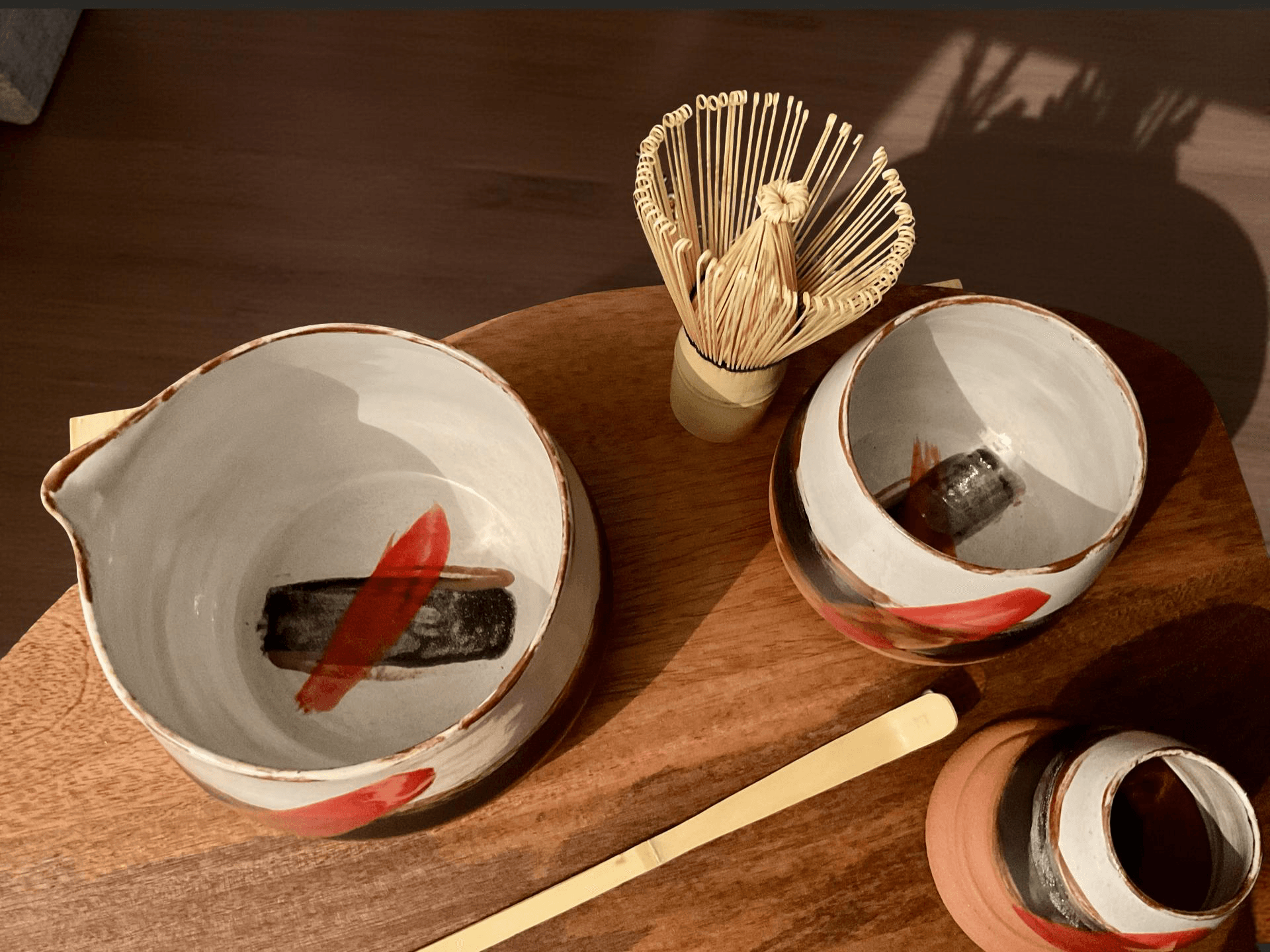 Hibana –Kıvılcım | El Yapımı Matcha Seremoni Seti (3 Parça)