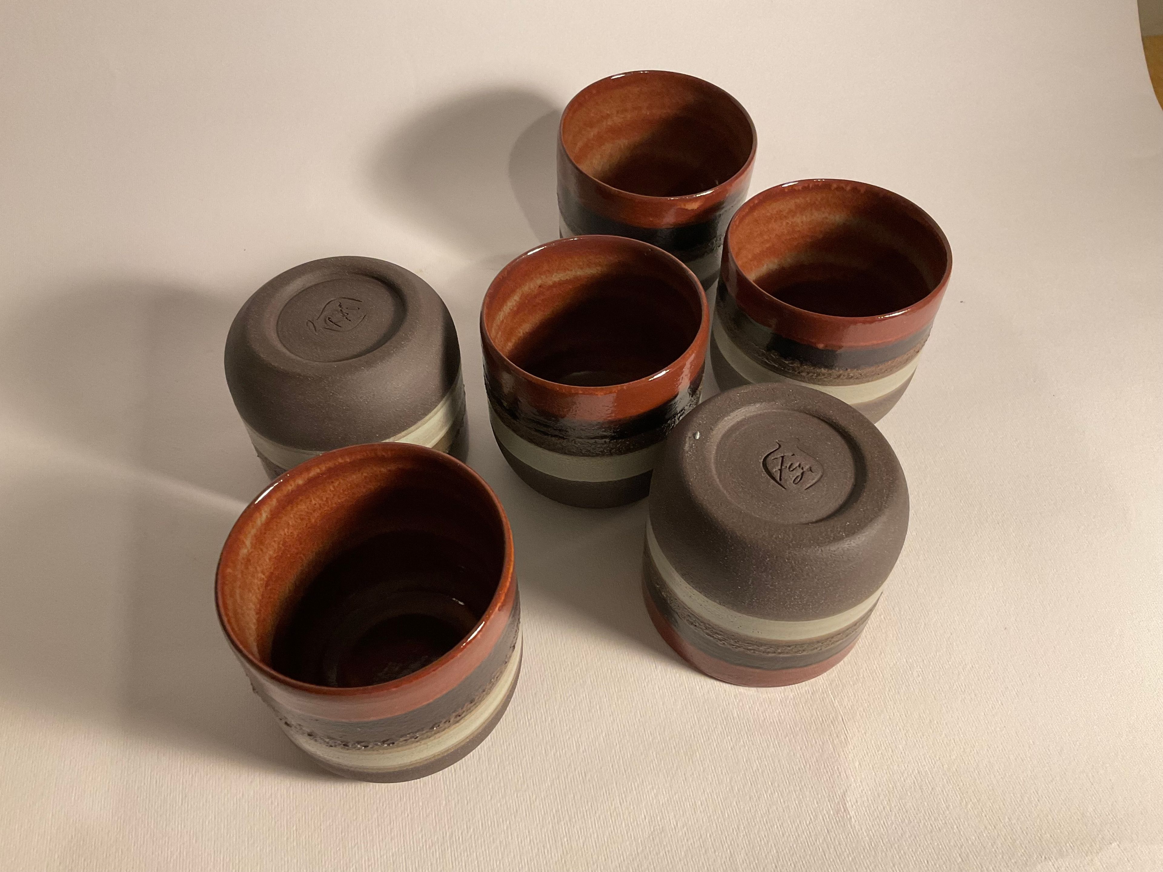 El Yapımı Seramik Bardak - 160ml