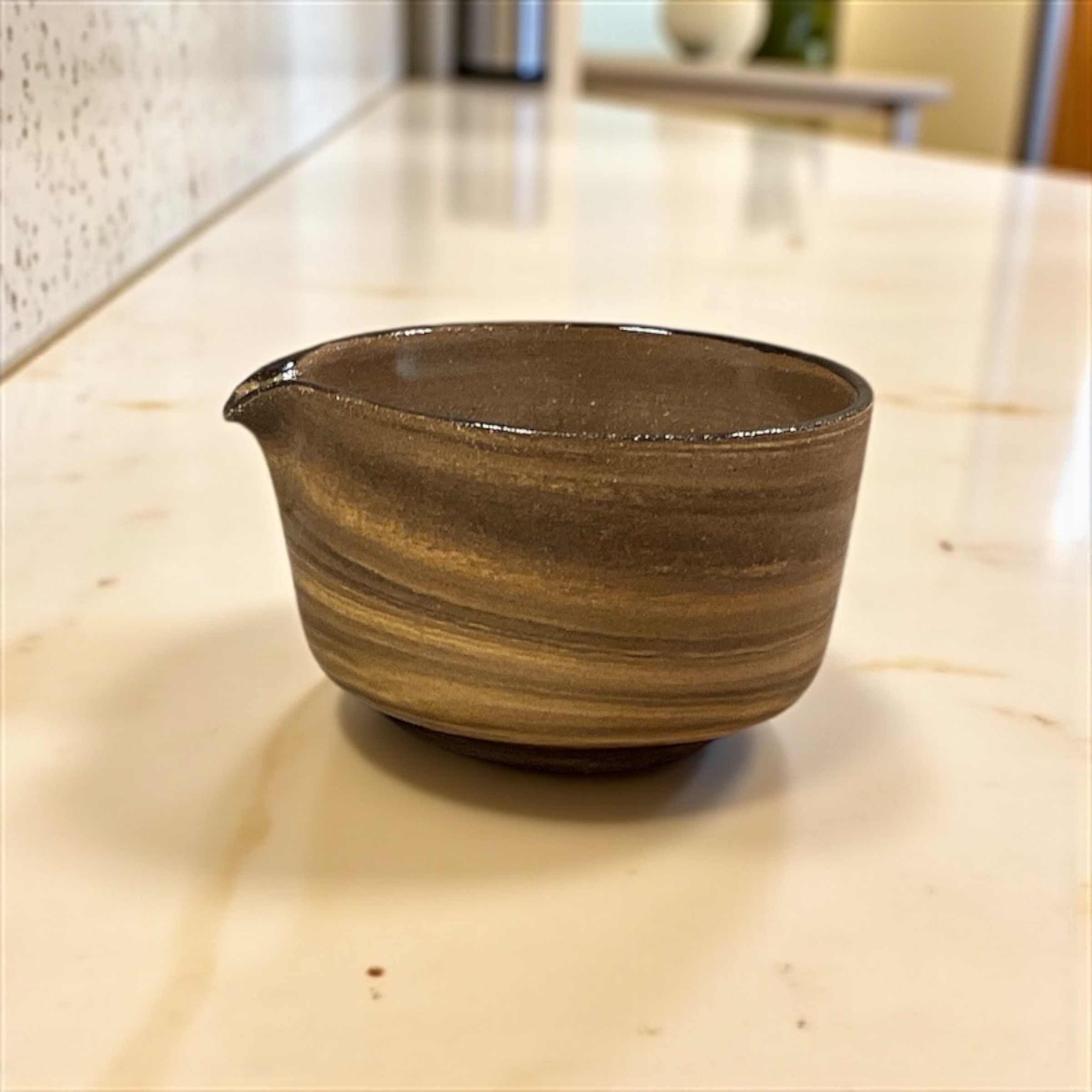 Mokuzō – El Yapımı Seramik Matcha Kasesi Chawan & Yunomi  (2 Parça)