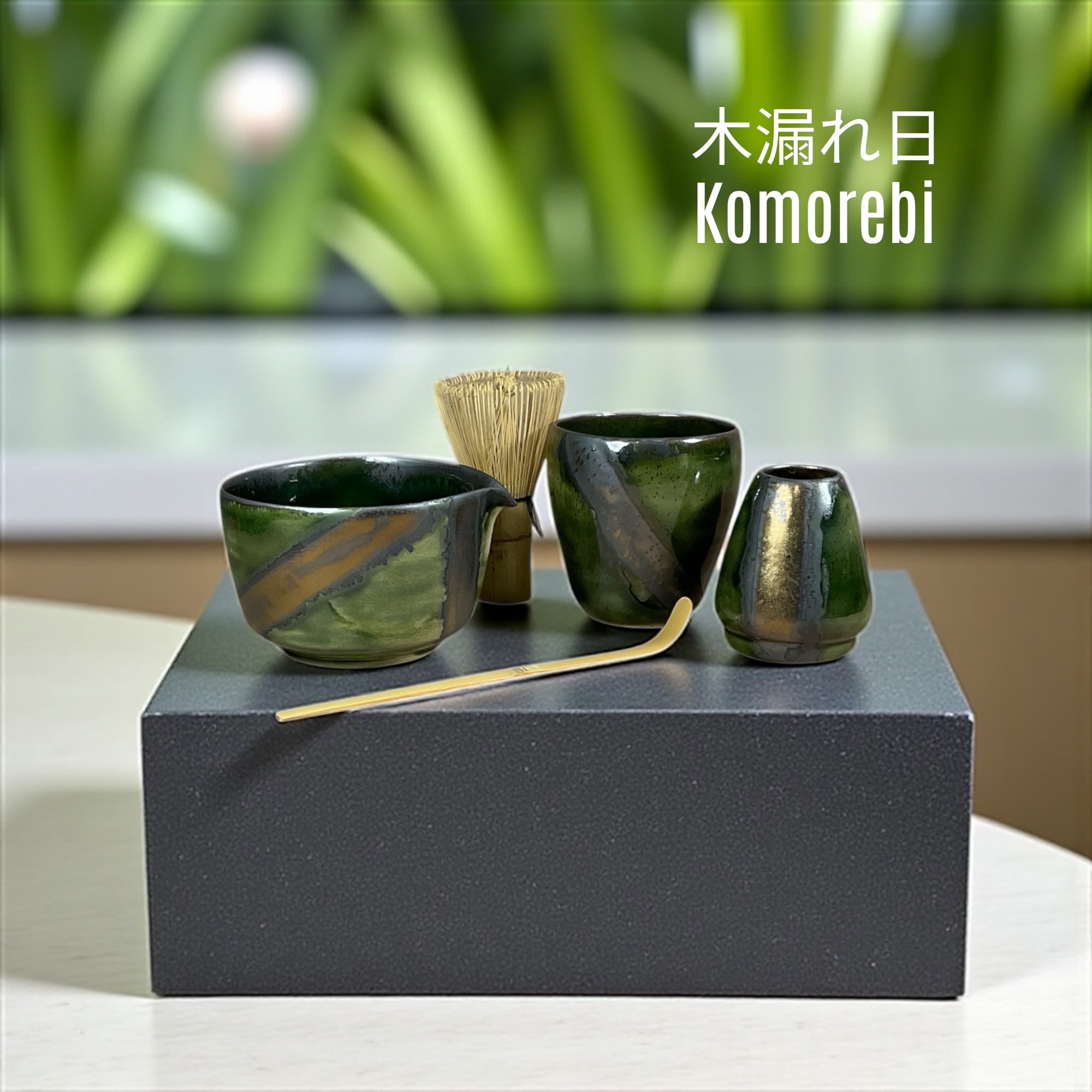 Komorebi – El Yapımı Matcha Seremonisi Seti (3 Parça)