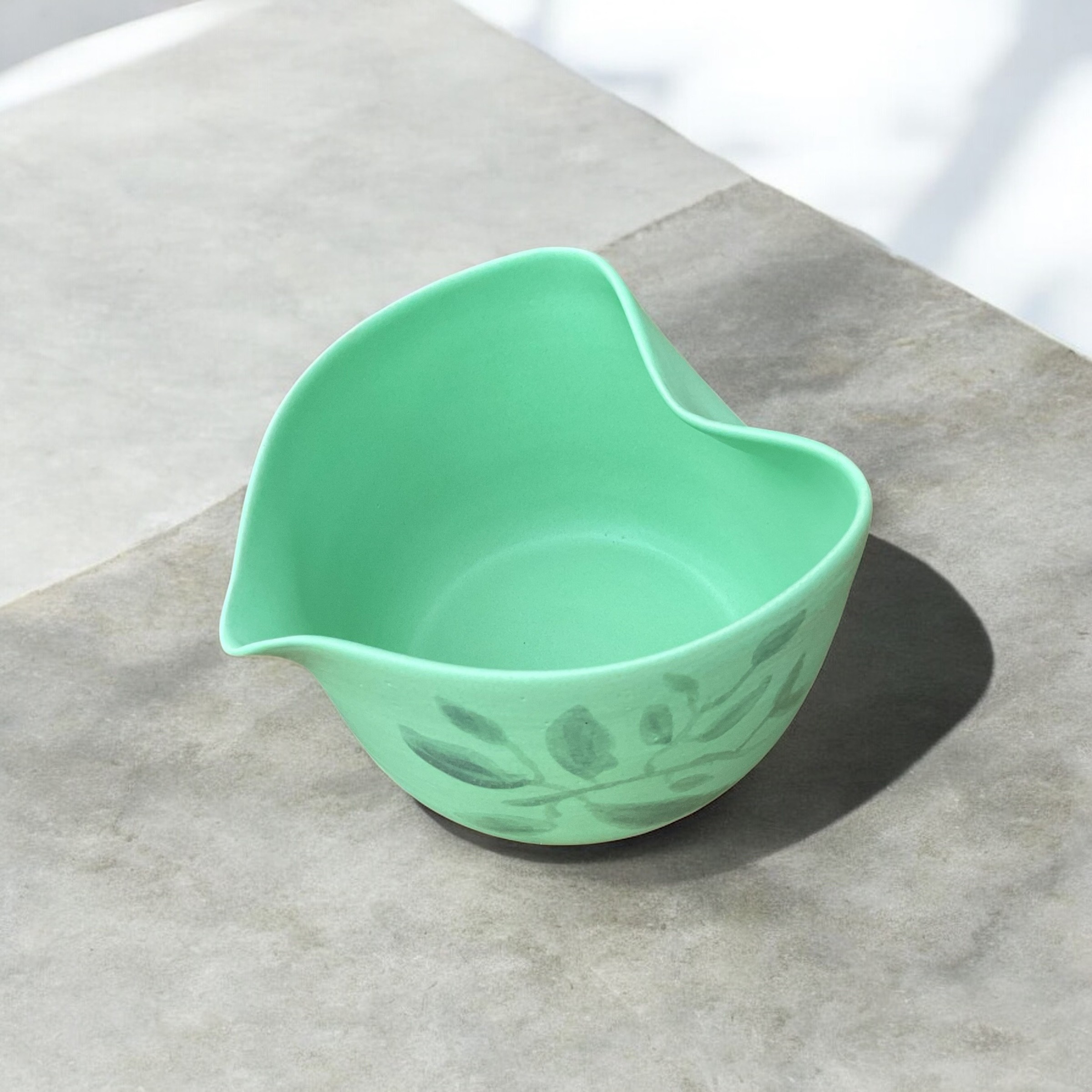 Wakaba – Taze Yaprak | El Yapımı Matcha Kasesi (Chawan)