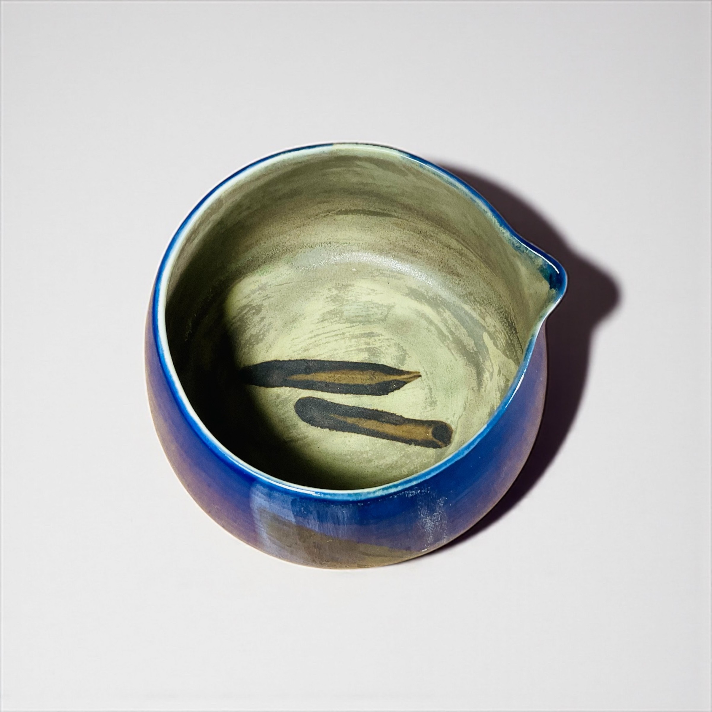 Seigyoku – Mavi Değerli Taş - El Yapımı Matcha Kasesi (Chawan)