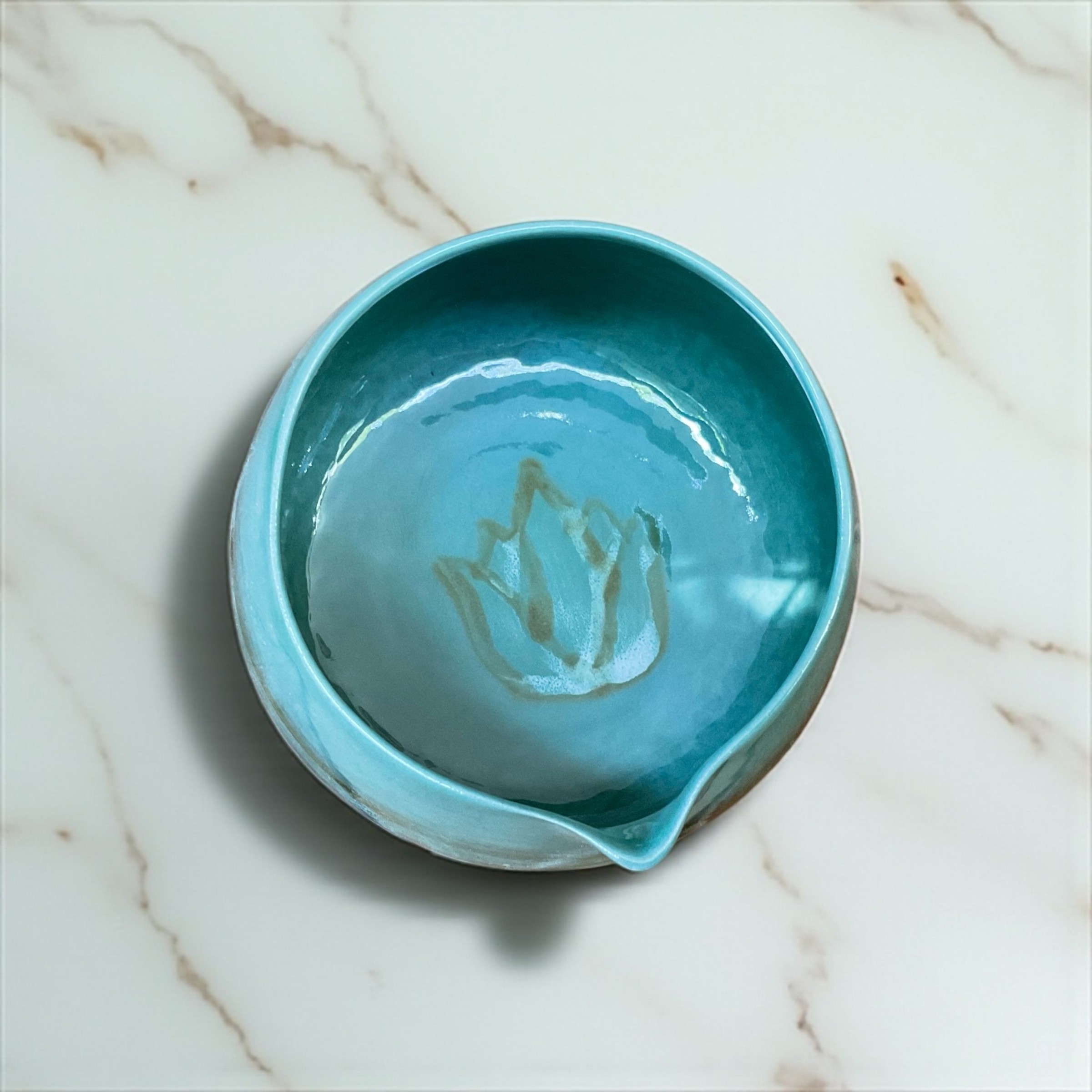  Suiren – Nilüfer | El Yapımı Matcha Kasesi (Chawan)