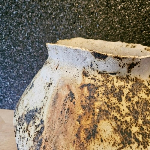 El Yapımı Raku Seramik Küp