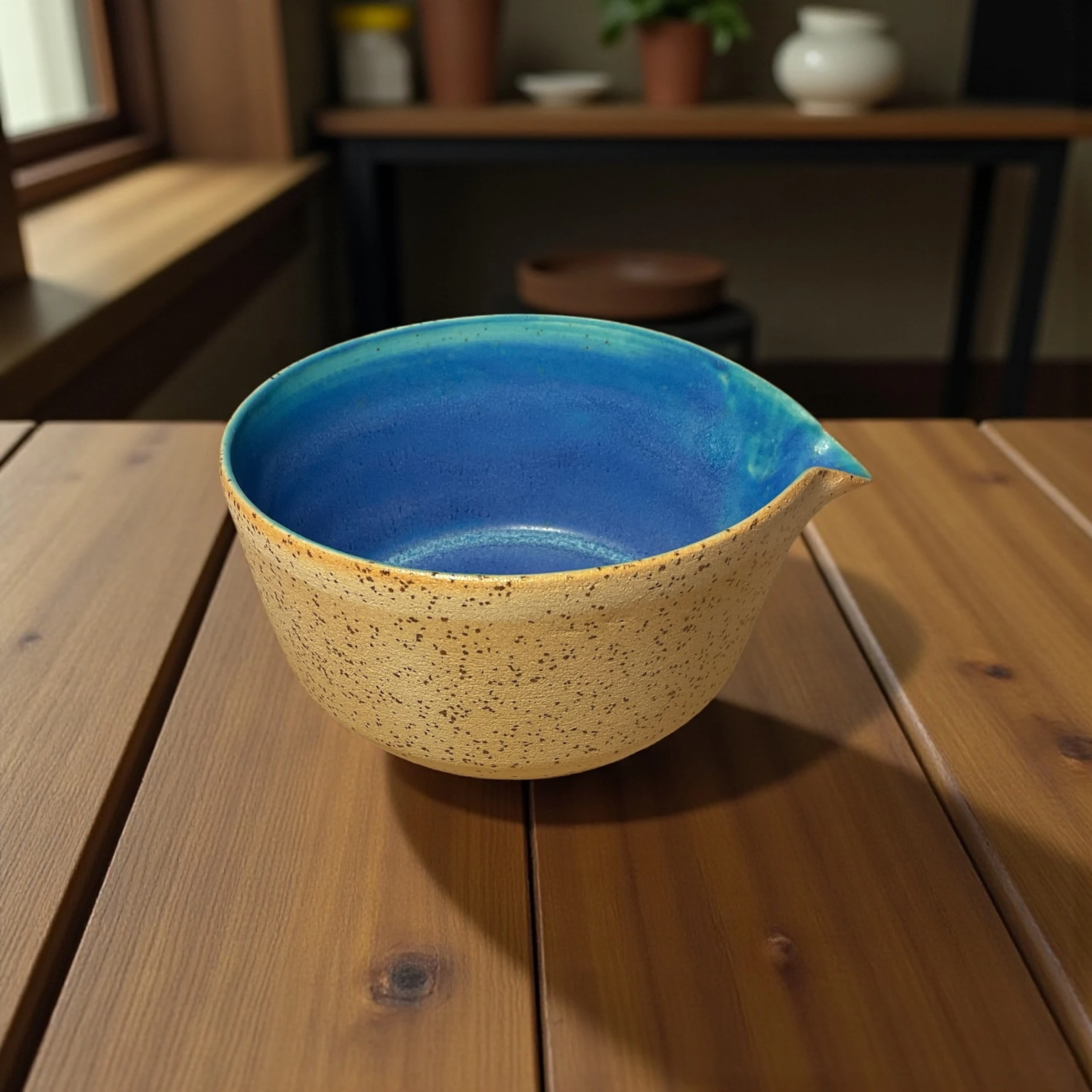 Aoi Suna – Mavi Kum - El yapımı Matcha Seremoni Seti (2 parça)