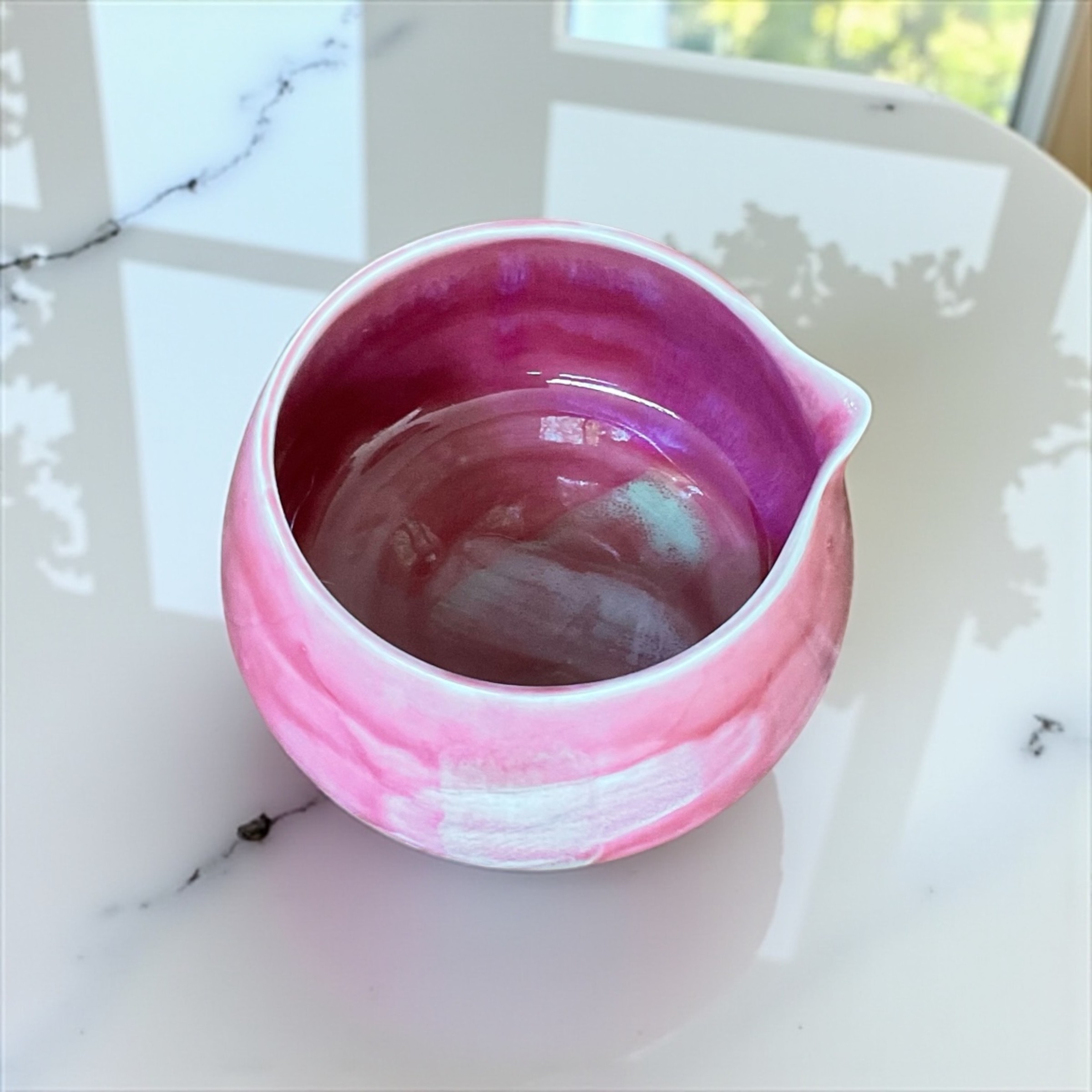 Momohana – Şeftali Çiçeği | El Yapımı Matcha Kasesi (Chawan)