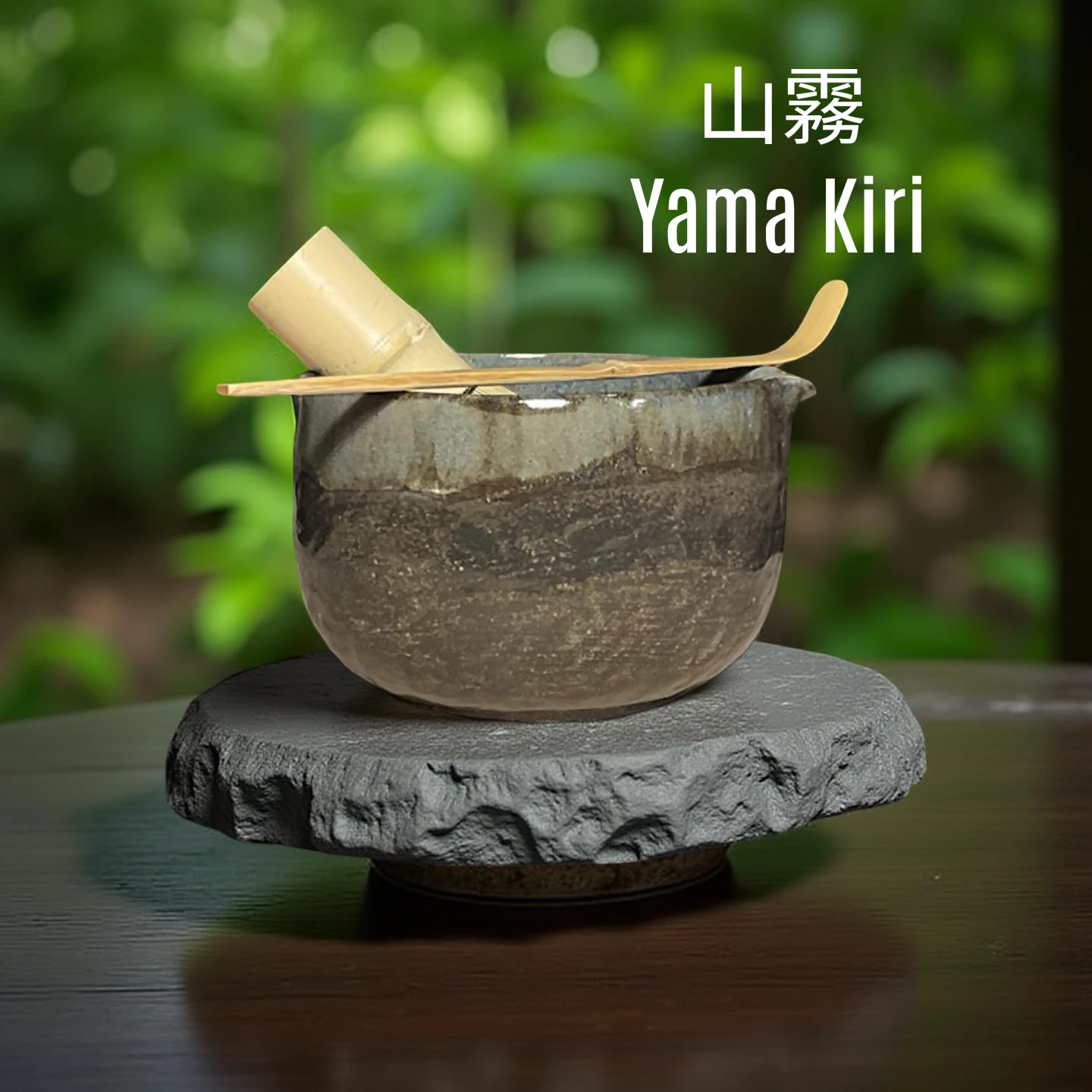 Yama Kiri – Dağ Sisi- El Yapımı Seramik Matcha Kasesi (Chawan)