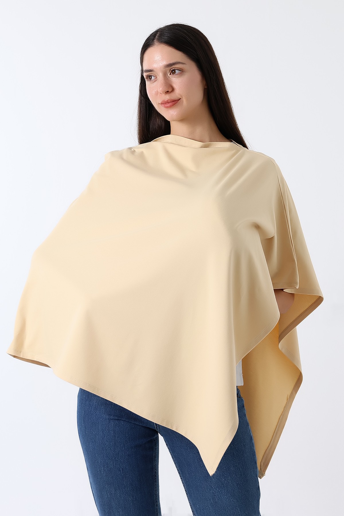 Brise Poncho – Emzirme Önlüğü ve Çantası / Butter Yellow